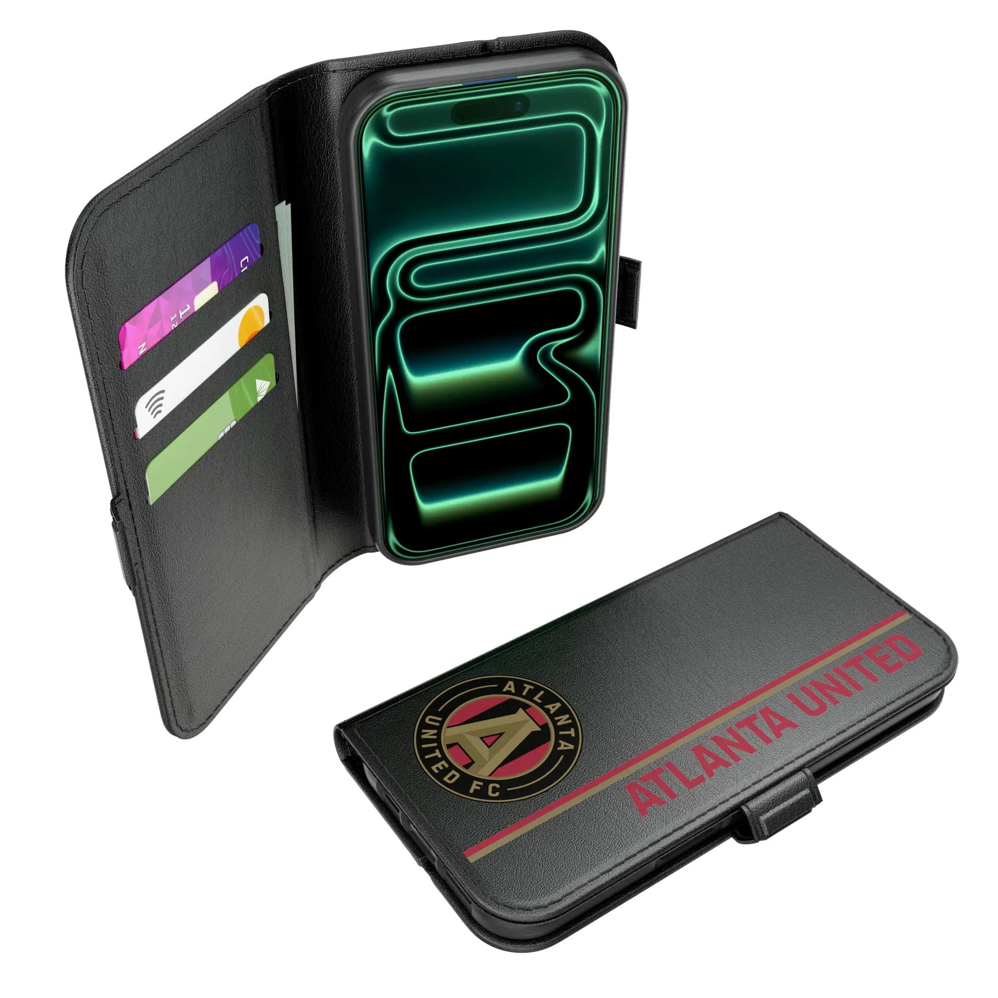 Atlanta United FC Sidebar iPhone Folio Phone Case for Apple iPhone#Device_iPhone 17