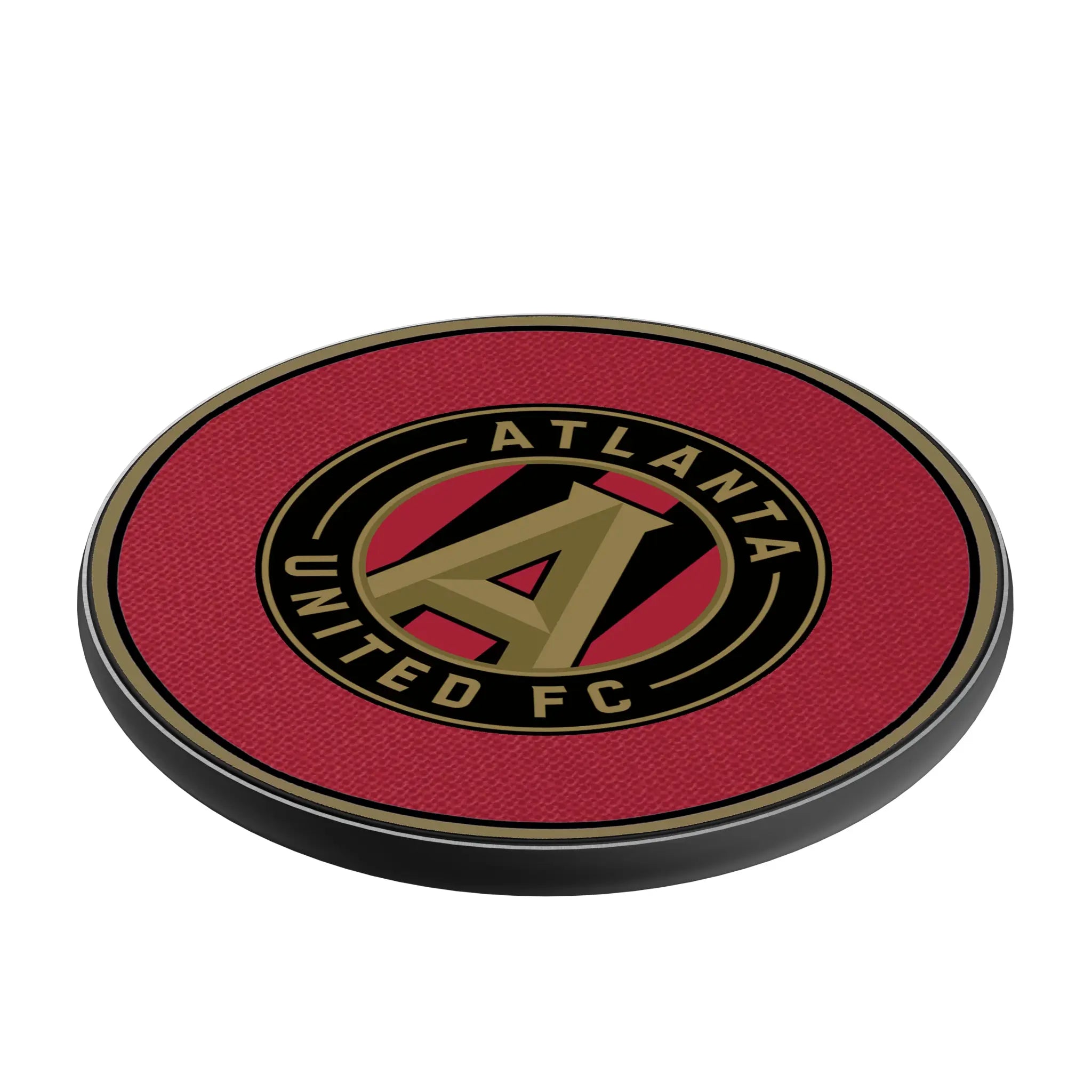 Atlanta United FC Solid 15-Watt Wireless Charger - Isometric View