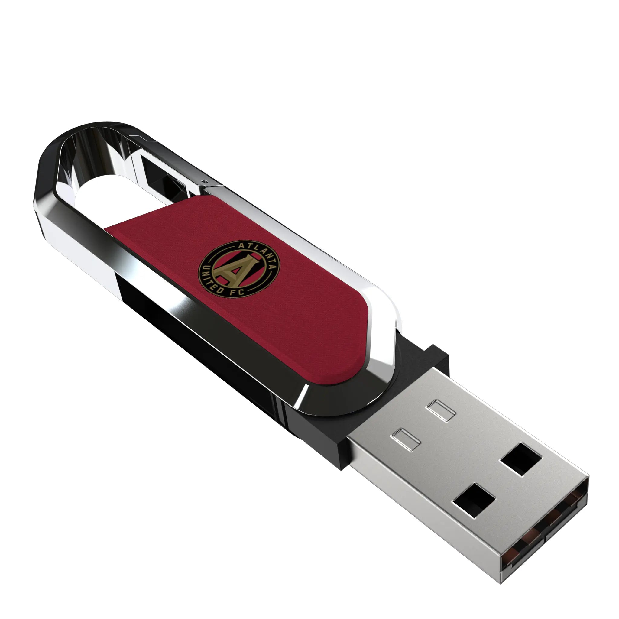 Atlanta United FC Solid USB 64GB Clip Style Flash Drive