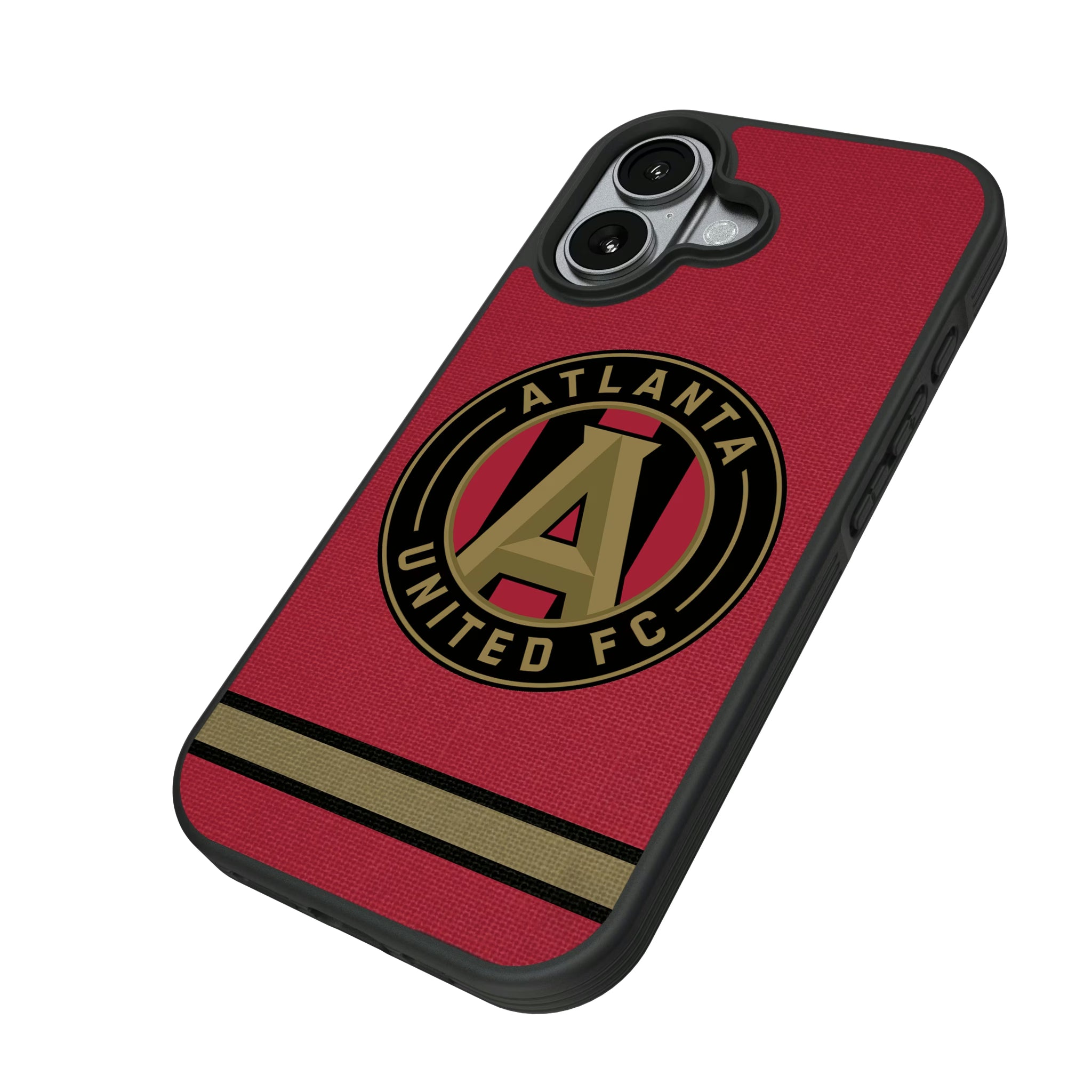 Atlanta United FC Stripe iPhone Bump Phone Case for Apple iPhone - Isometric View#Device_iPhone 17