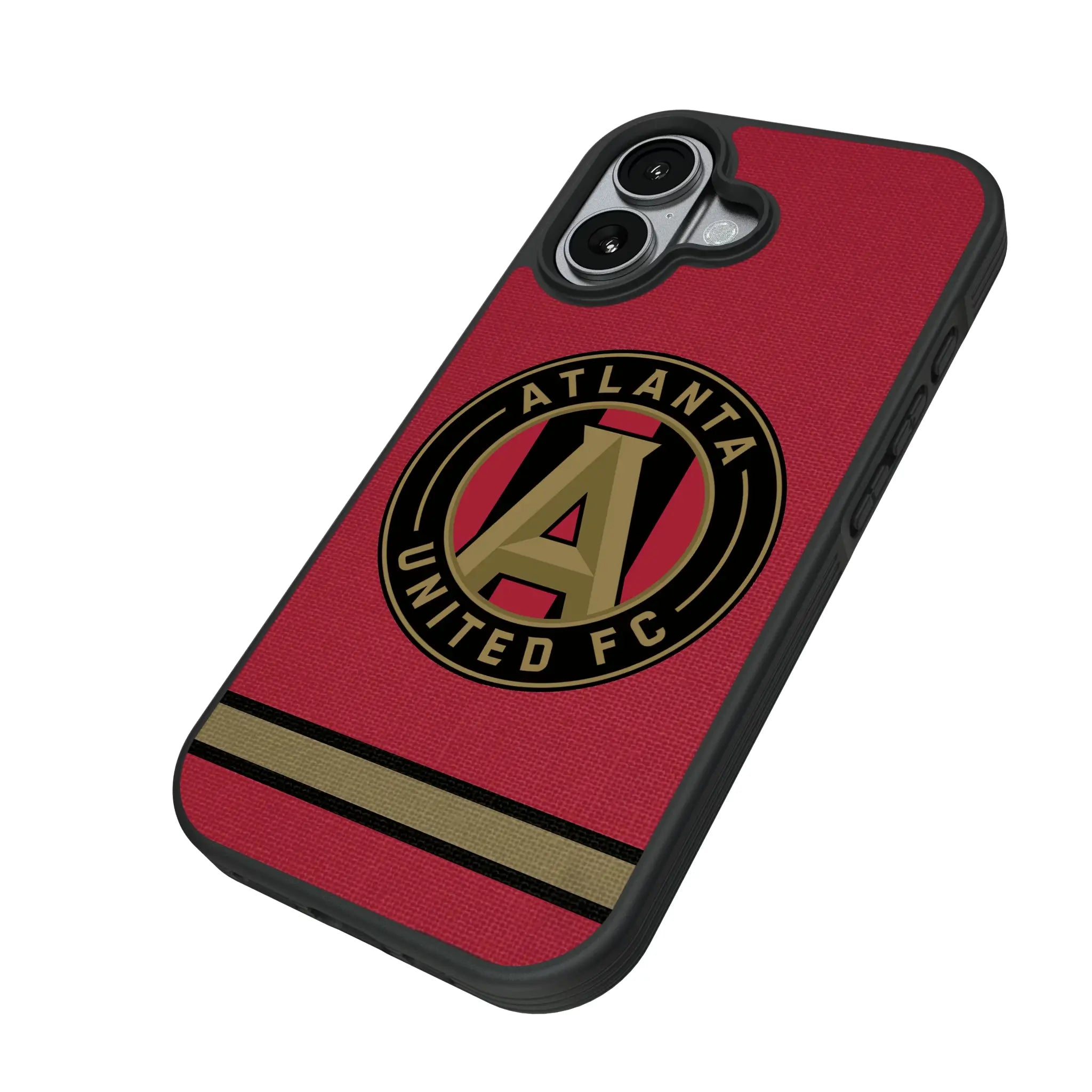 Atlanta United FC Stripe iPhone Bump Phone Case for Apple iPhone - Isometric View#Device_iPhone 17