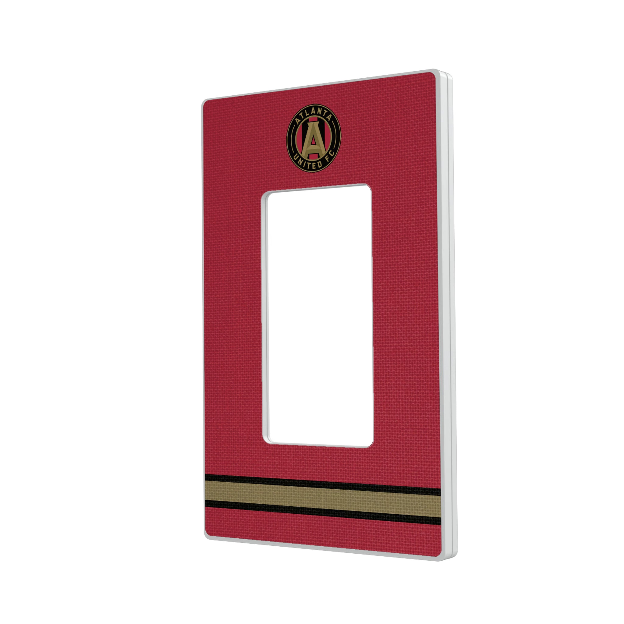 Atlanta United FC Stripe Hidden-Screw Light Switch Plate#Style_Single Rocker