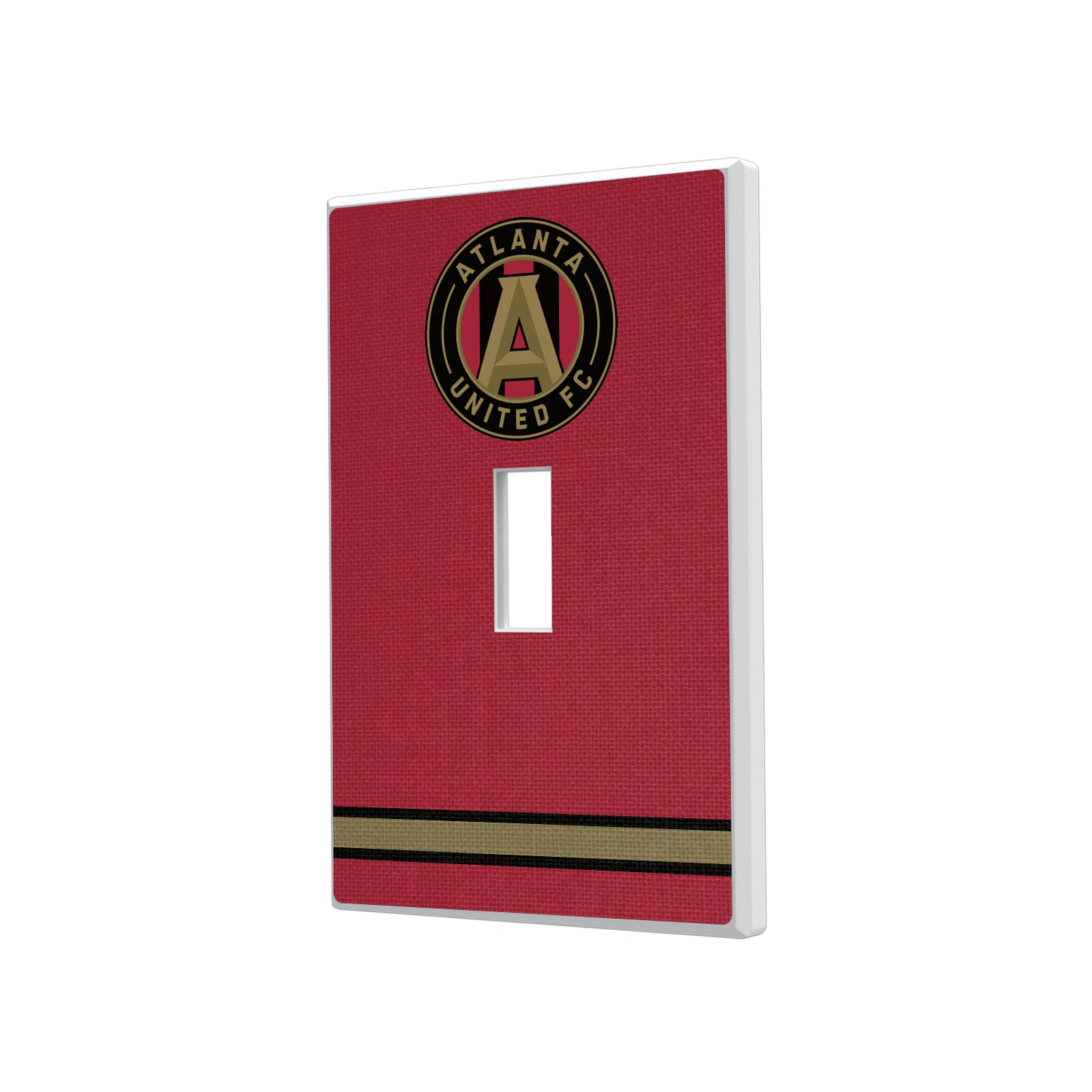 Atlanta United FC Stripe Hidden-Screw Light Switch Plate#Style_Single Toggle