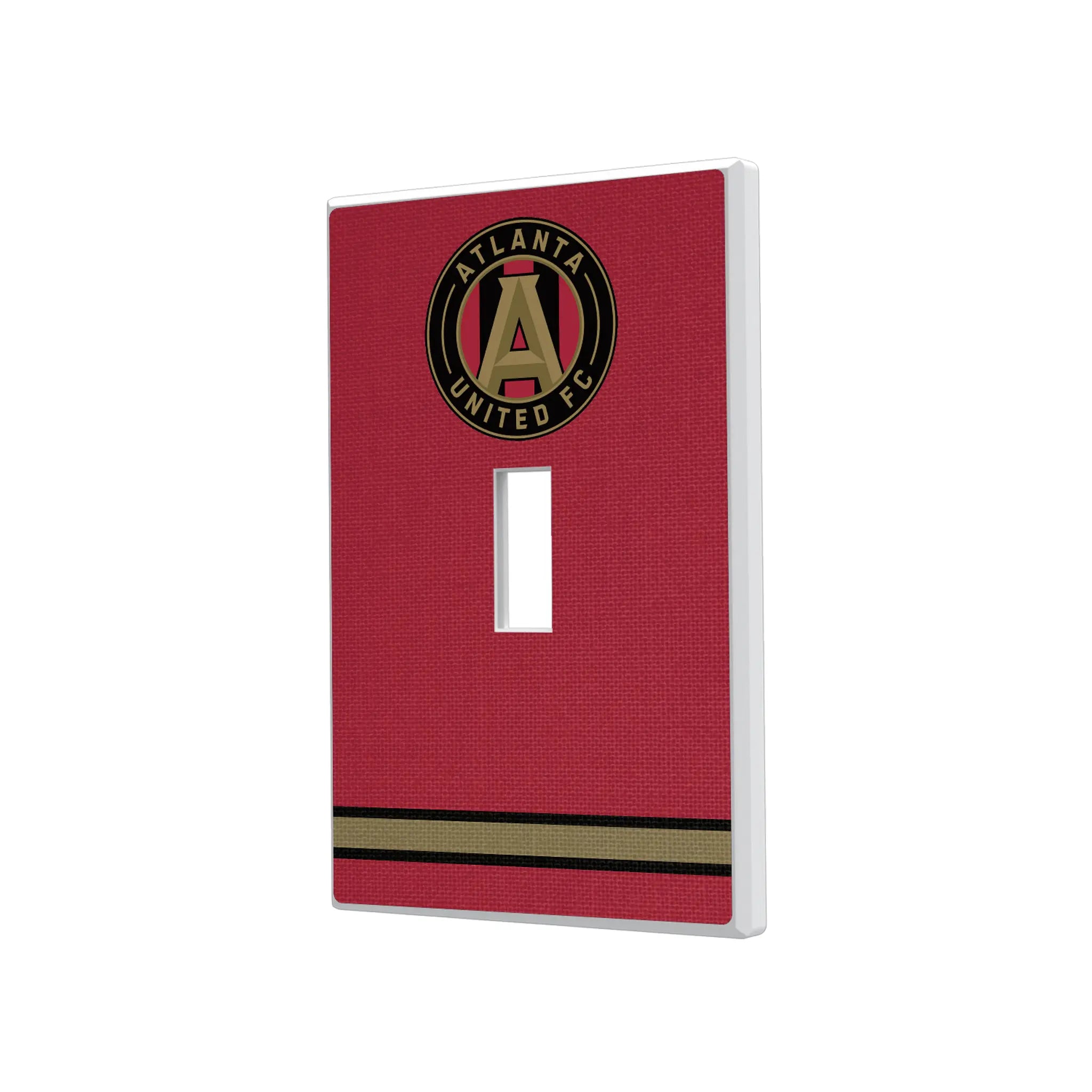 Atlanta United FC Stripe Hidden-Screw Light Switch Plate#Style_Single Toggle