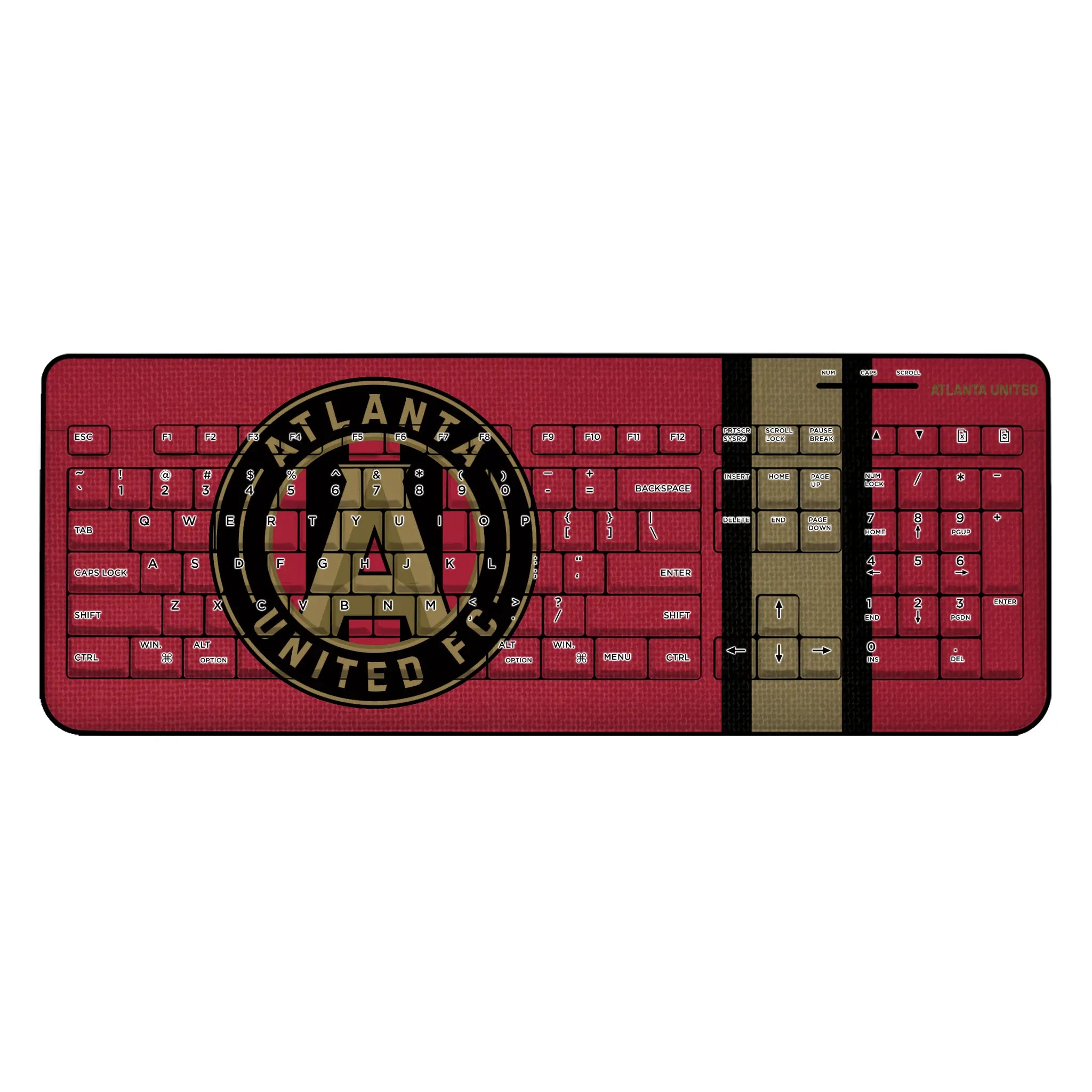 Atlanta United FC Stripe Wireless USB Keyboard