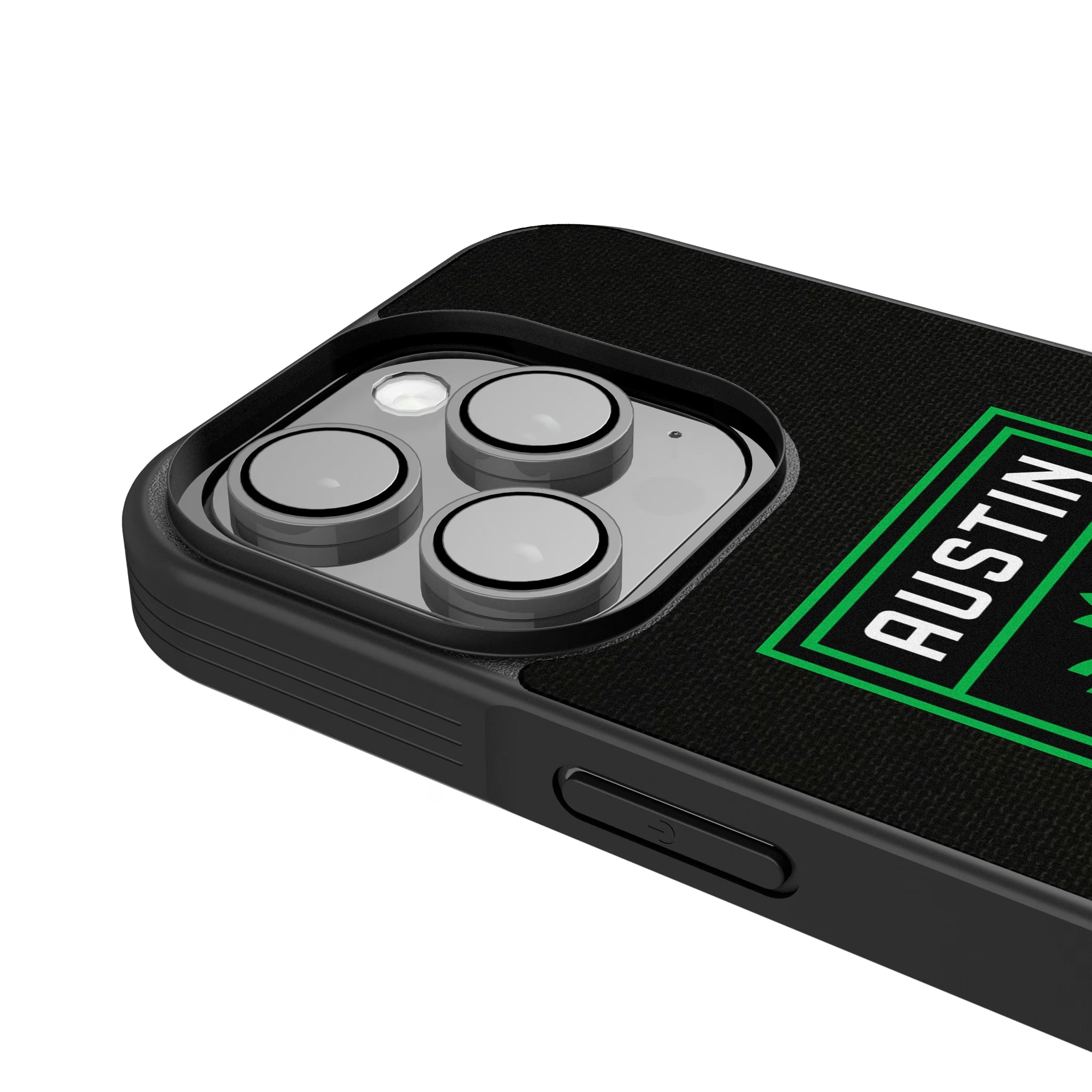 Austin FC Endzone Solid iPhone Bump Phone Case for Apple iPhone - Detail