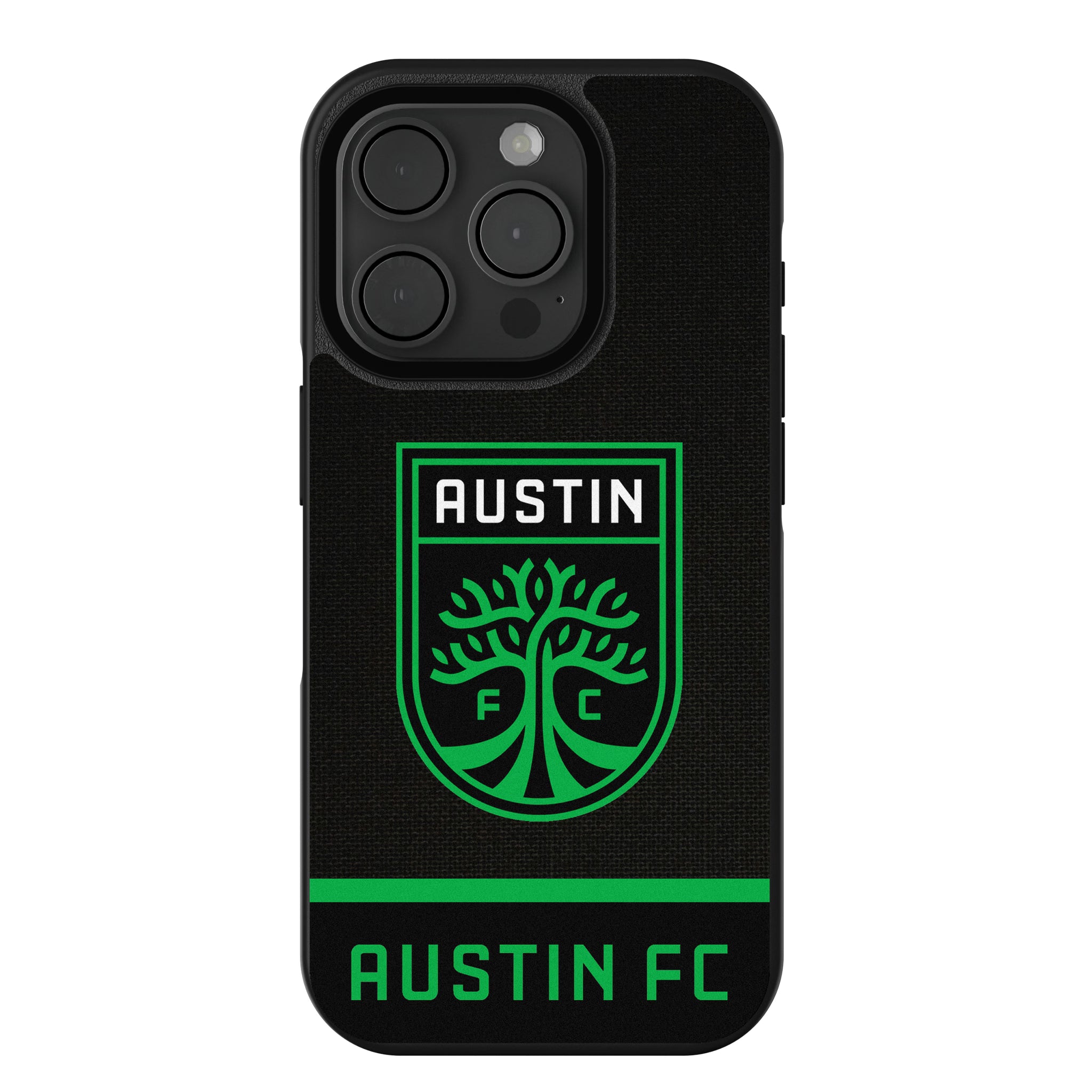Austin FC Endzone Solid iPhone Bump Phone Case for Apple iPhone