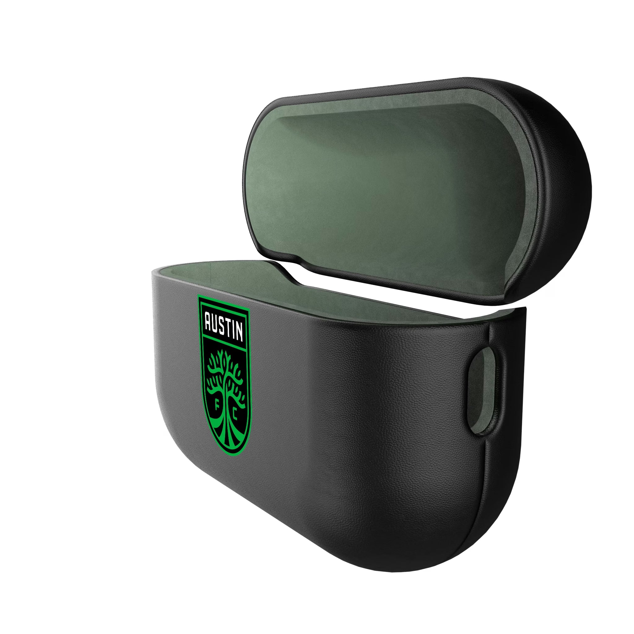 Austin FC Insignia AirPods AirPod Case Cover - Isometric View#Device_AirPods Pro 2nd Gen