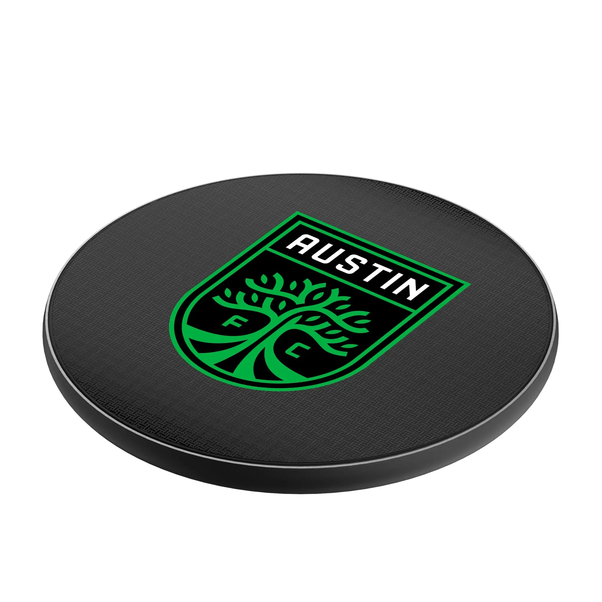 Austin FC Linen 15-Watt Wireless Charger - Isometric View