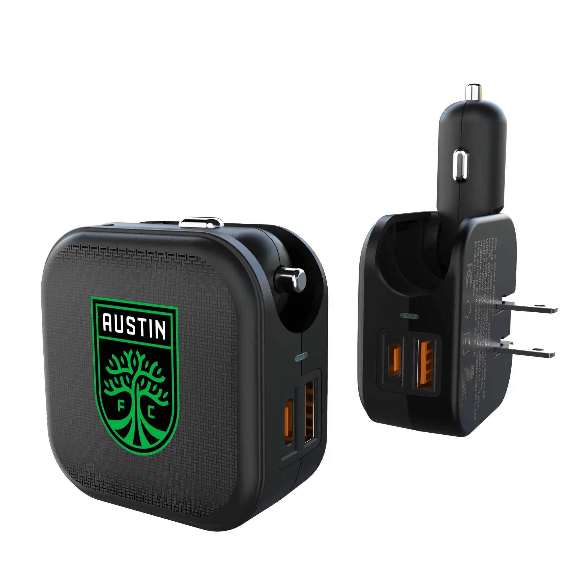 Austin FC Linen 2 in 1 USB A/C Charger