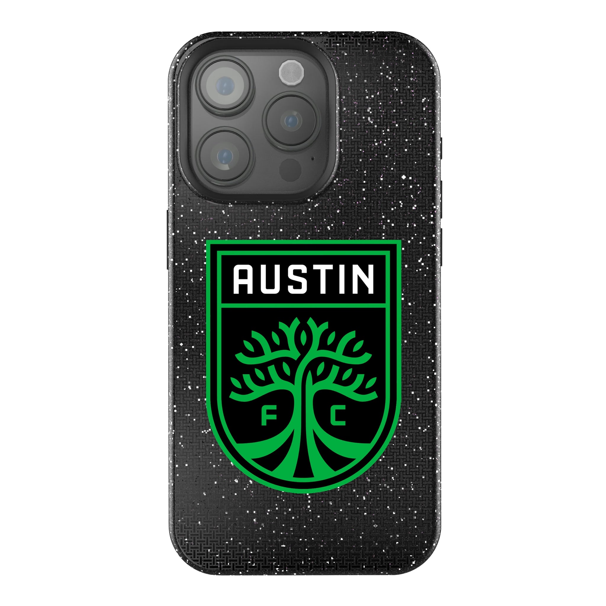 Austin FC Linen iPhone Bling Phone Case for Apple iPhone