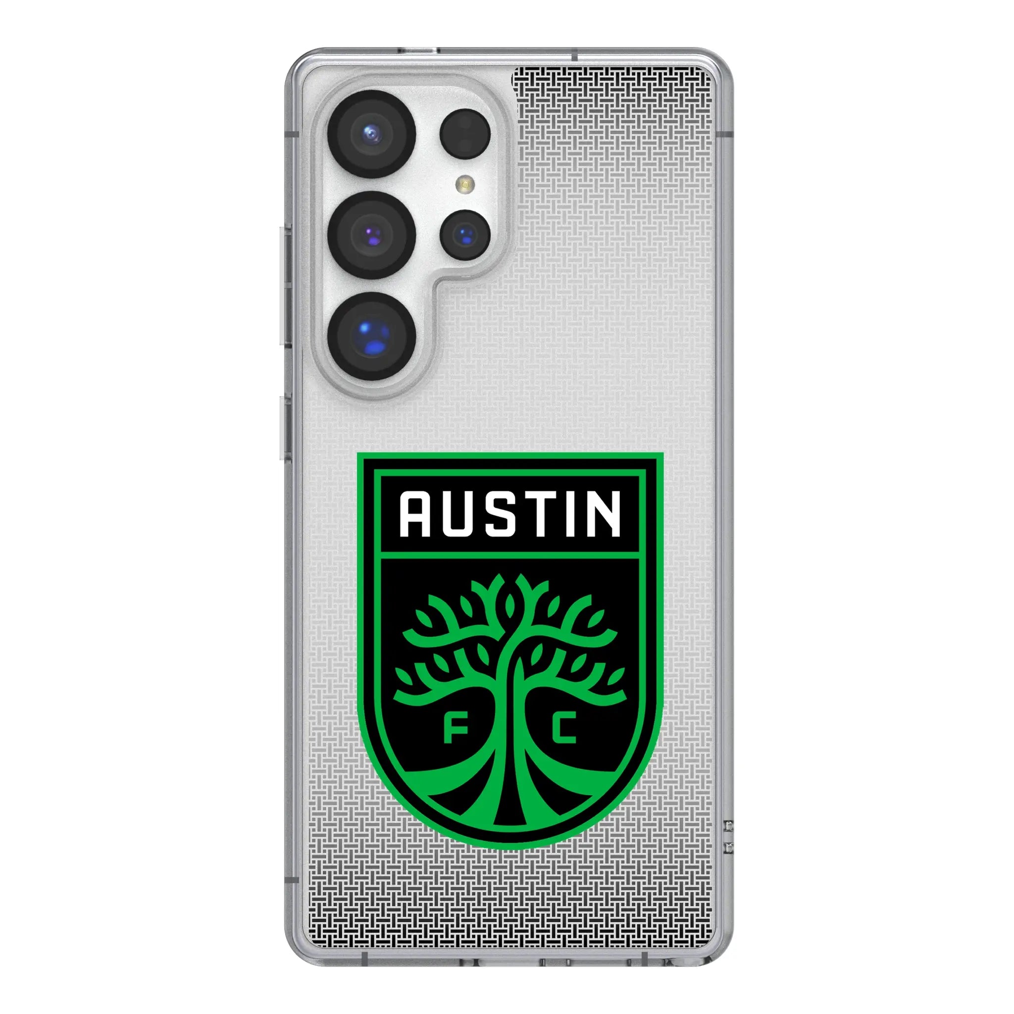 Austin FC Linen Galaxy Clear Phone Case for Samsung Galaxy#Device_Galaxy S25 Ultra