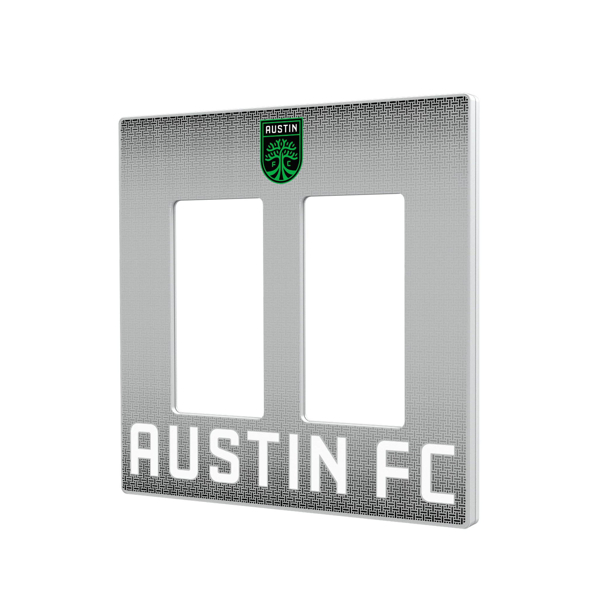 Austin FC Linen Hidden-Screw Light Switch Plate#Style_Double Rocker