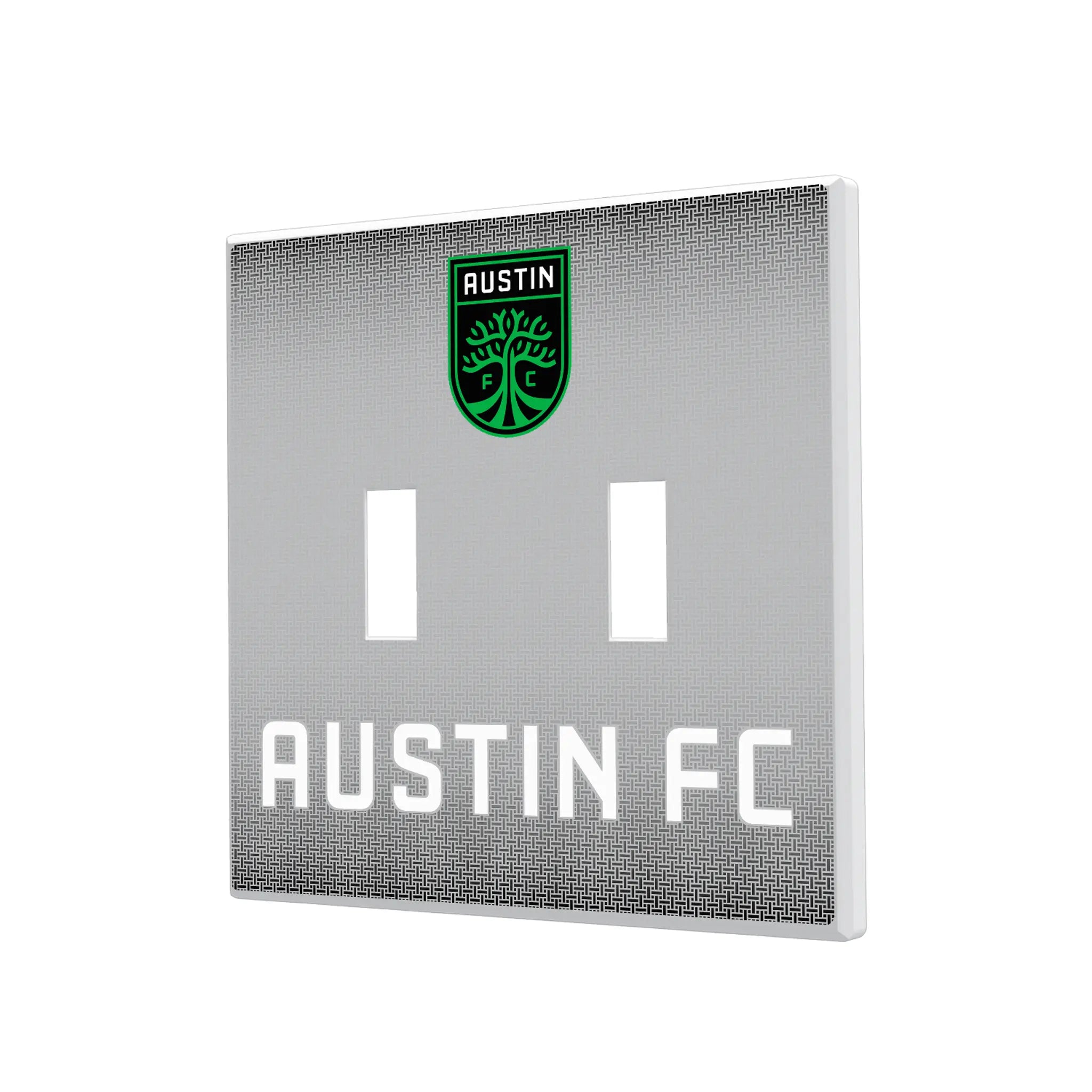 Austin FC Linen Hidden-Screw Light Switch Plate#Style_Double Toggle