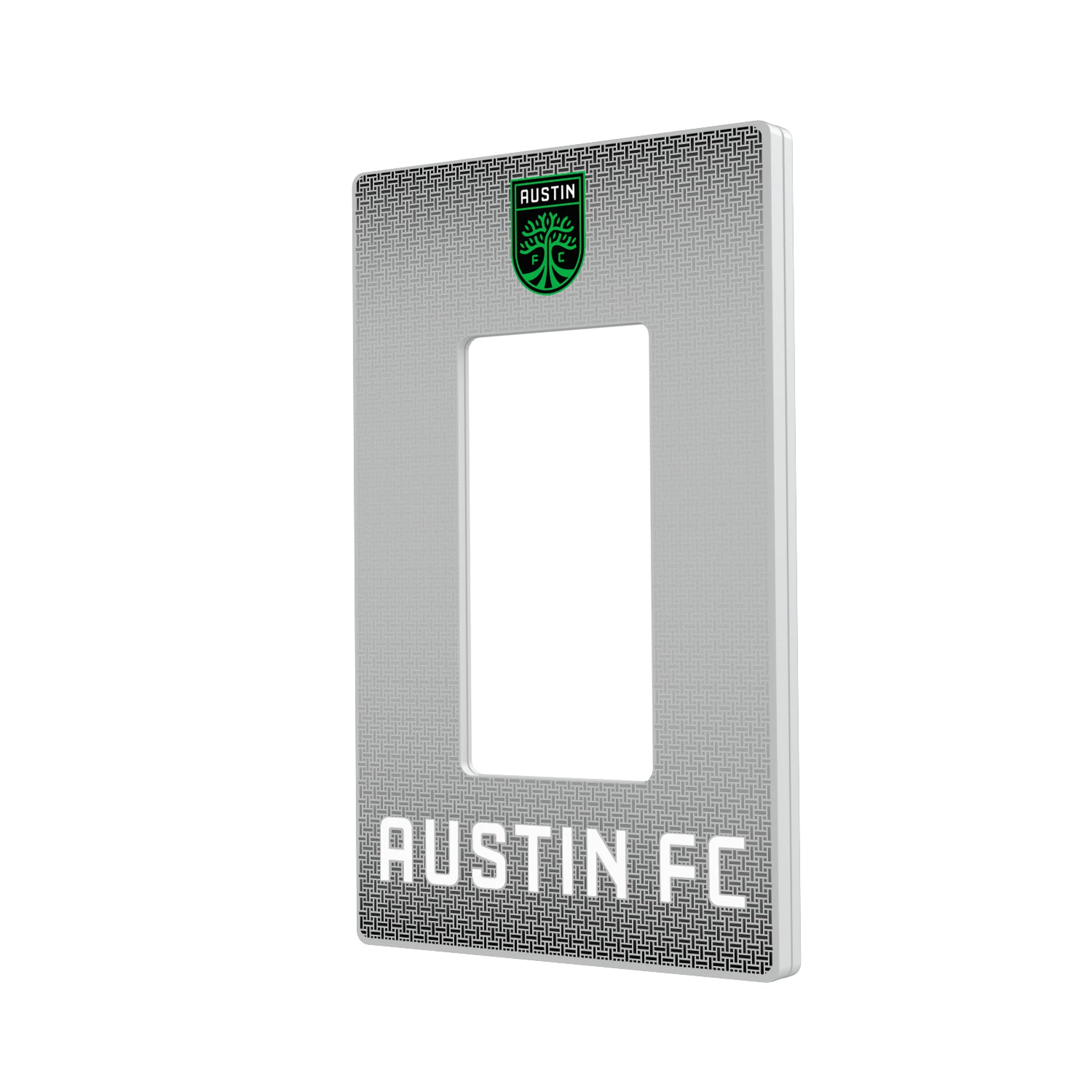 Austin FC Linen Hidden-Screw Light Switch Plate#Style_Single Rocker