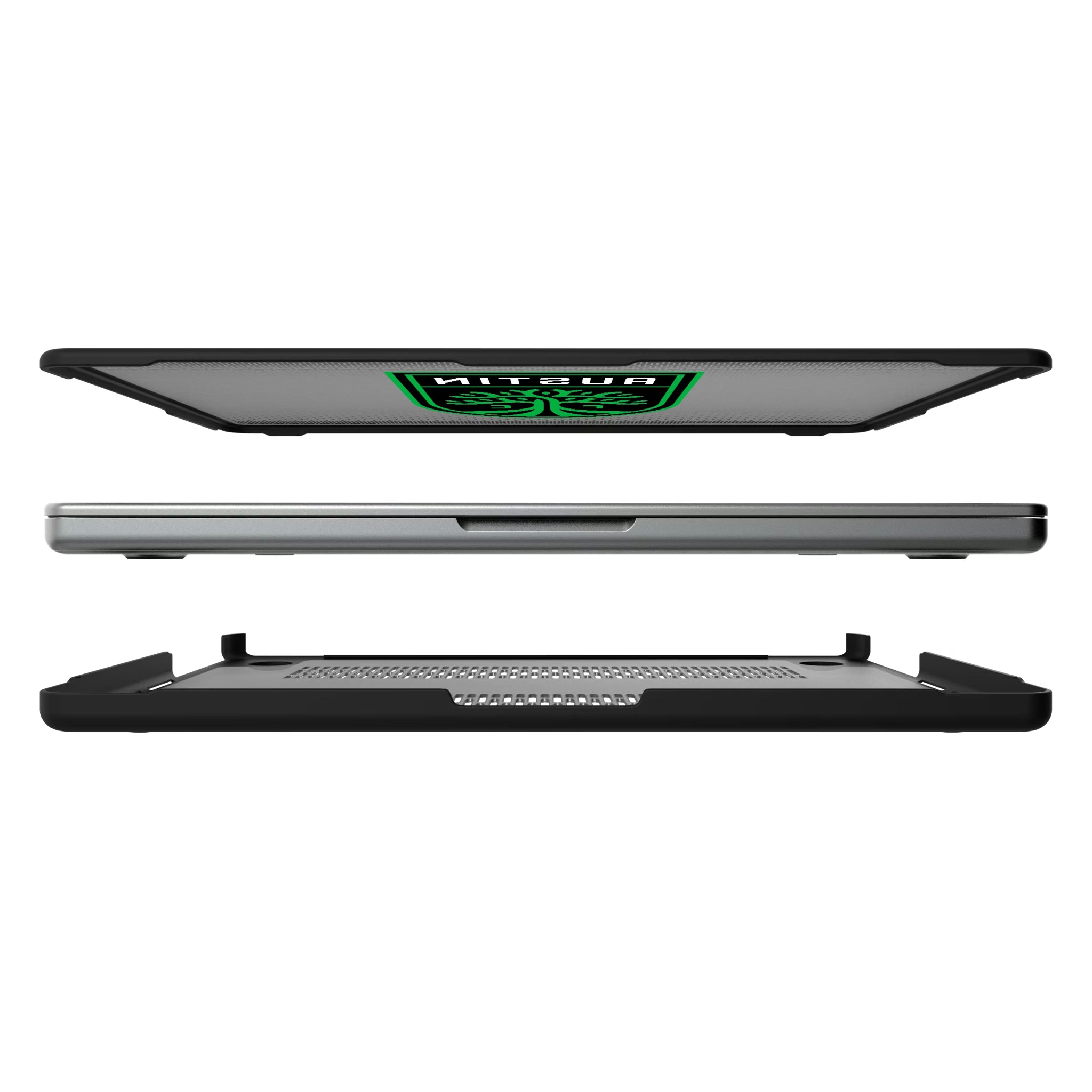 Austin FC Linen MacBook Laptop Case for Apple MacBook#Device_MacBook Pro (14-inch, 2021) / MacBook Pro (14-inch, 2023) / MacBook Pro (14-inch, 2024)