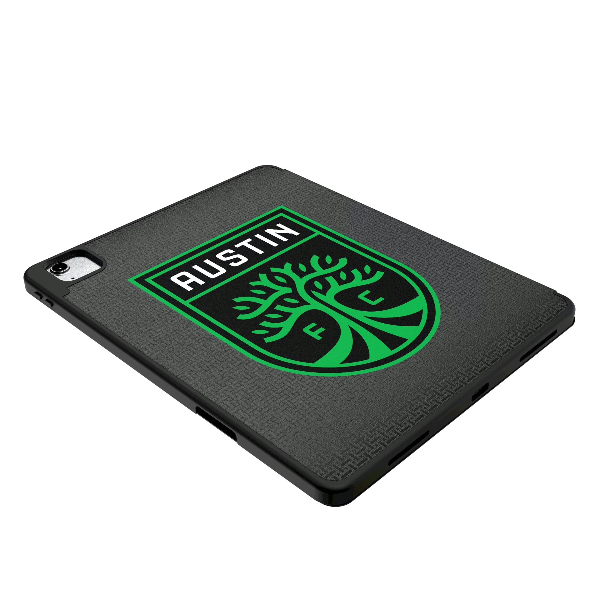Austin FC Linen iPad Tablet Case for Apple iPad - Isometric View