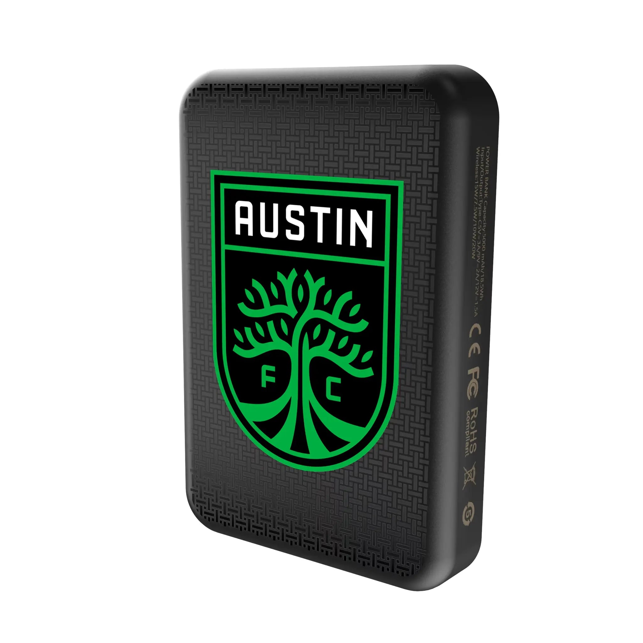 Austin FC Linen Wireless Mag Power Bank