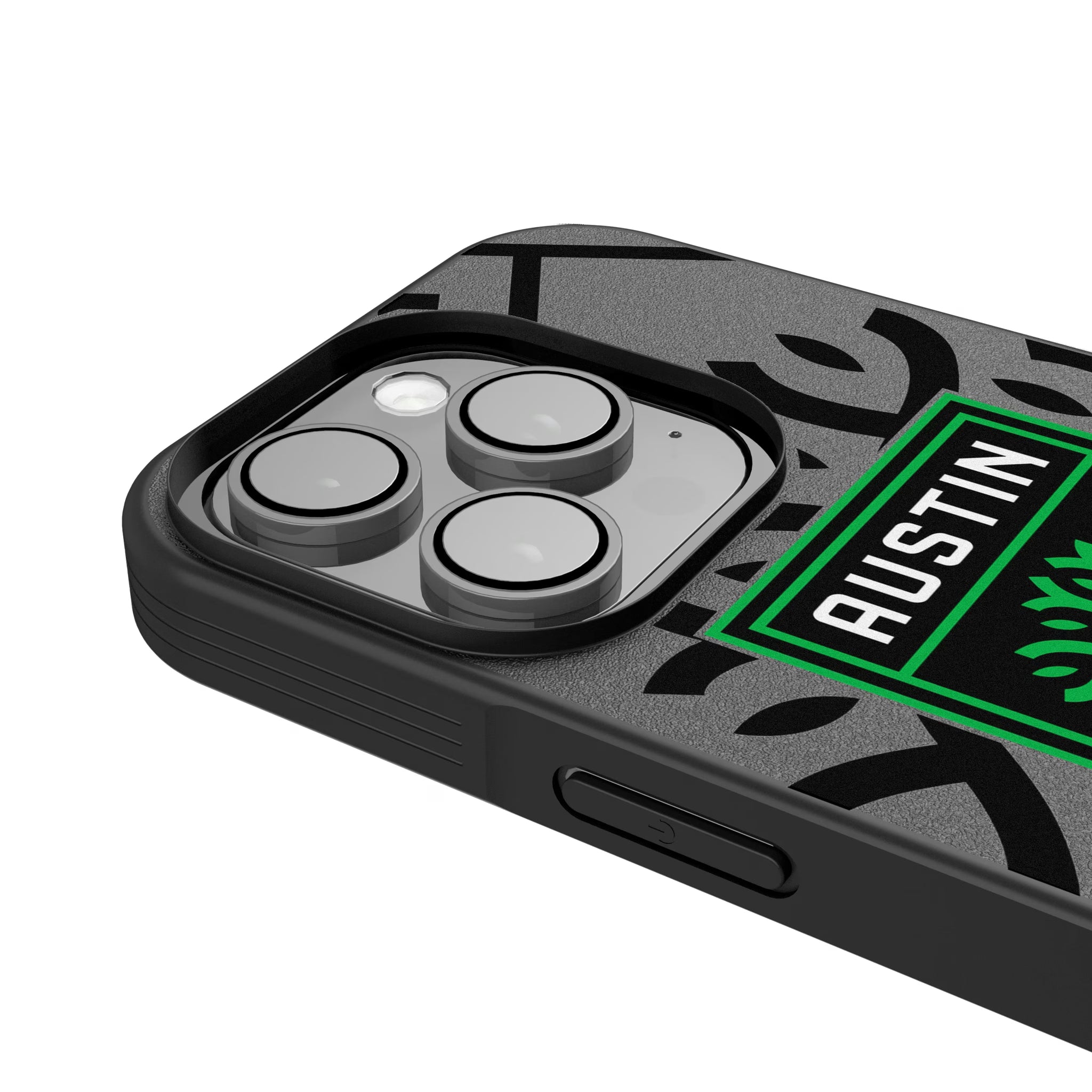 Austin FC Monocolor Tilt iPhone Bump Phone Case for Apple iPhone - Detail