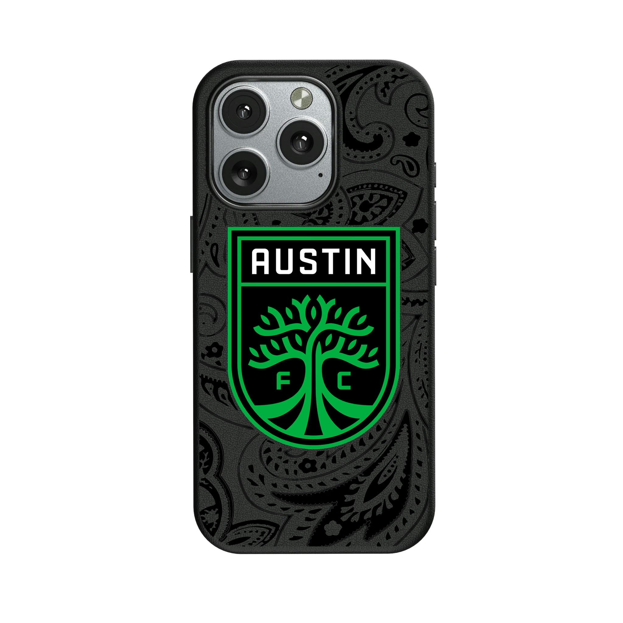 Austin FC Paisley iPhone MagSafe Compatible Phone Case for Apple iPhone