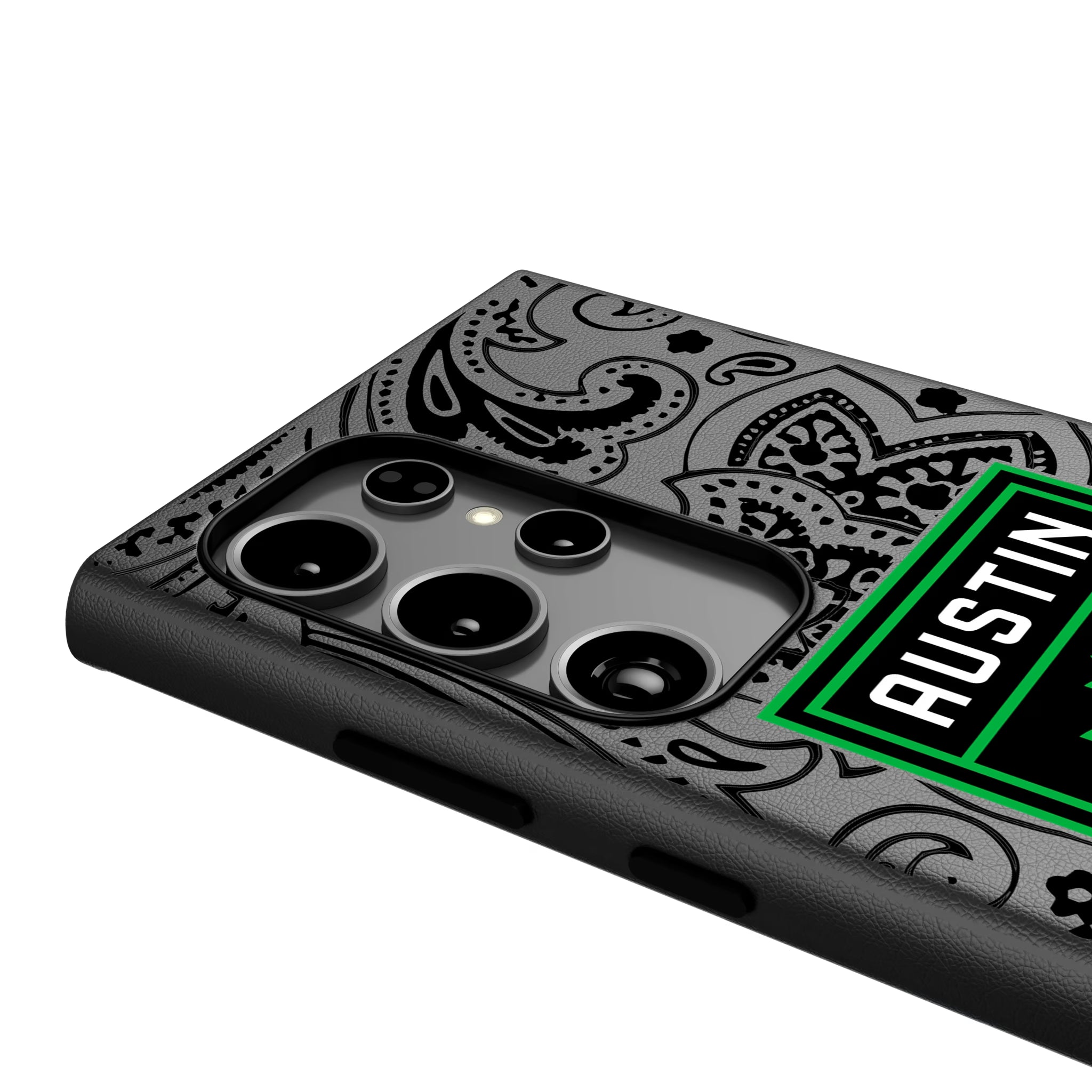 Austin FC Paisley Galaxy MagSafe Compatible Phone Case for Samsung Galaxy - Detail