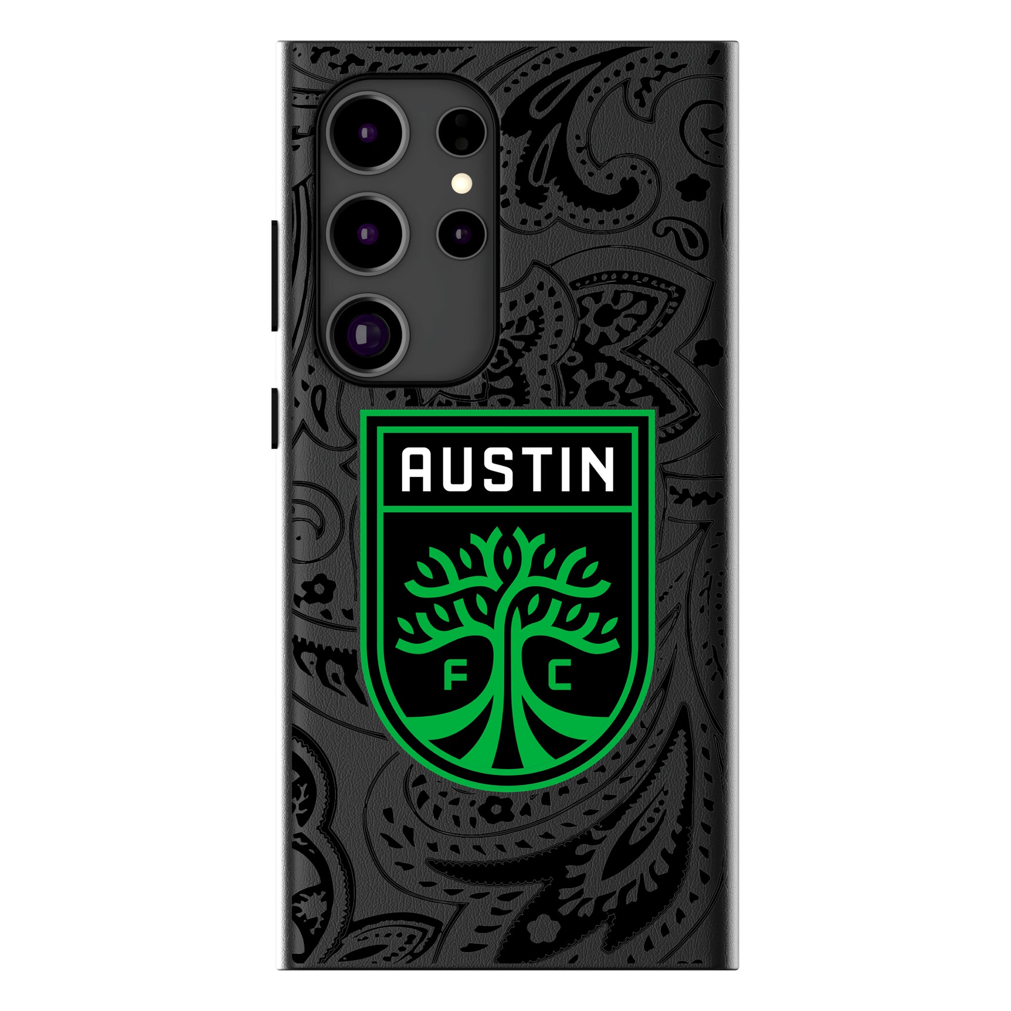 Austin FC Paisley Galaxy MagSafe Compatible Phone Case for Samsung Galaxy