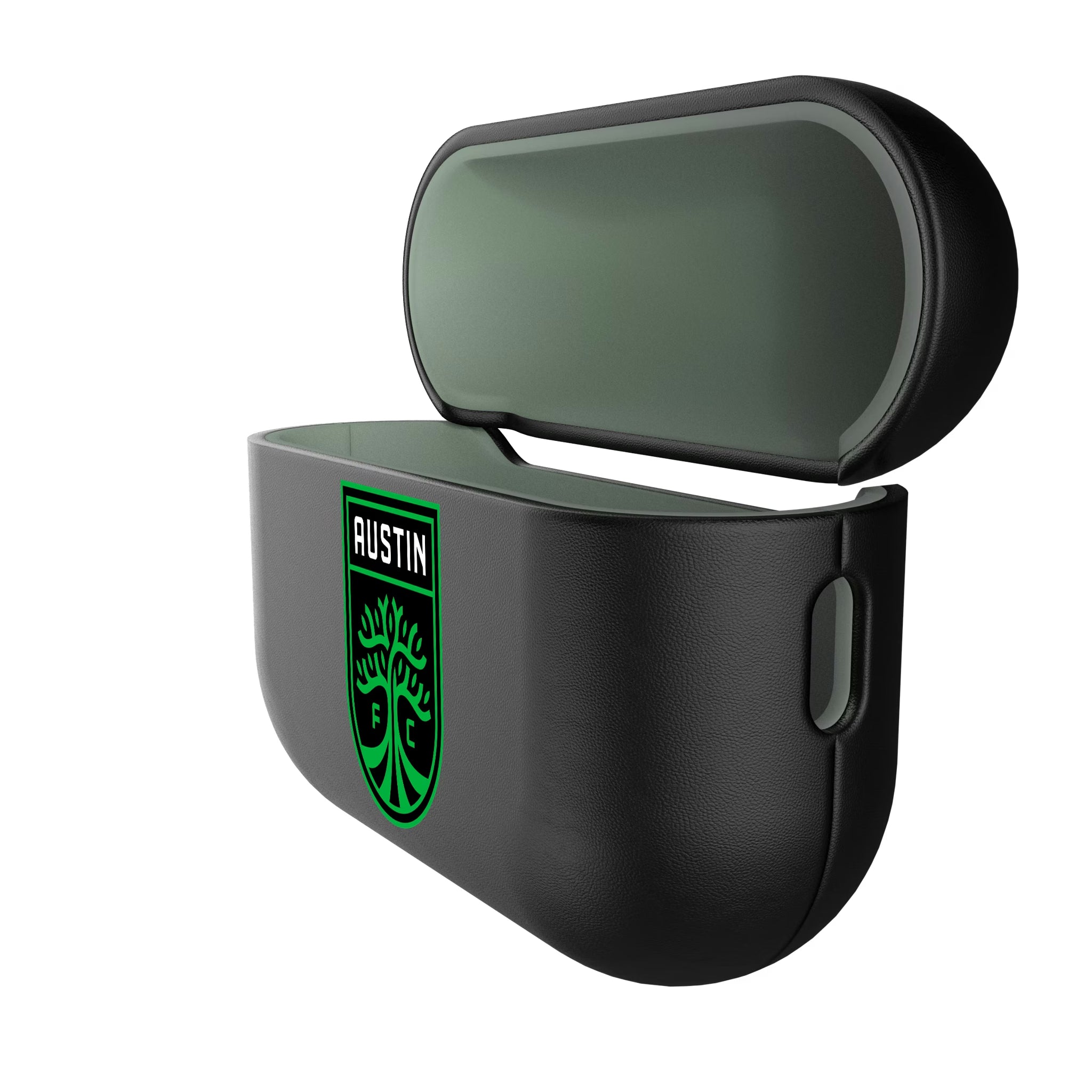 Austin FC Personalized Insignia AirPods AirPod Case Cover - Isometric View#Device_AirPods Pro 3