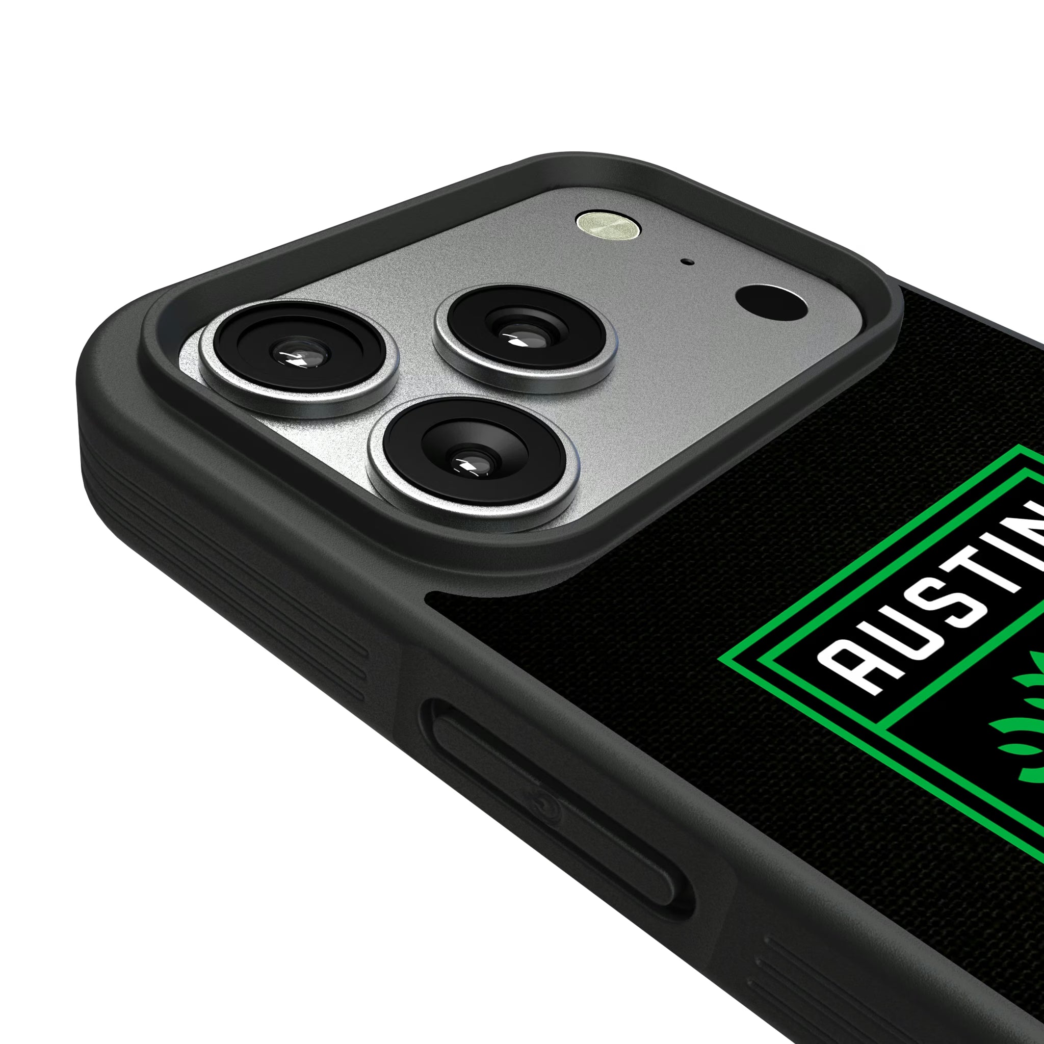 Austin FC Personalized Stripe iPhone Bump Phone Case for Apple iPhone - Detail#Device_iPhone 17 Pro