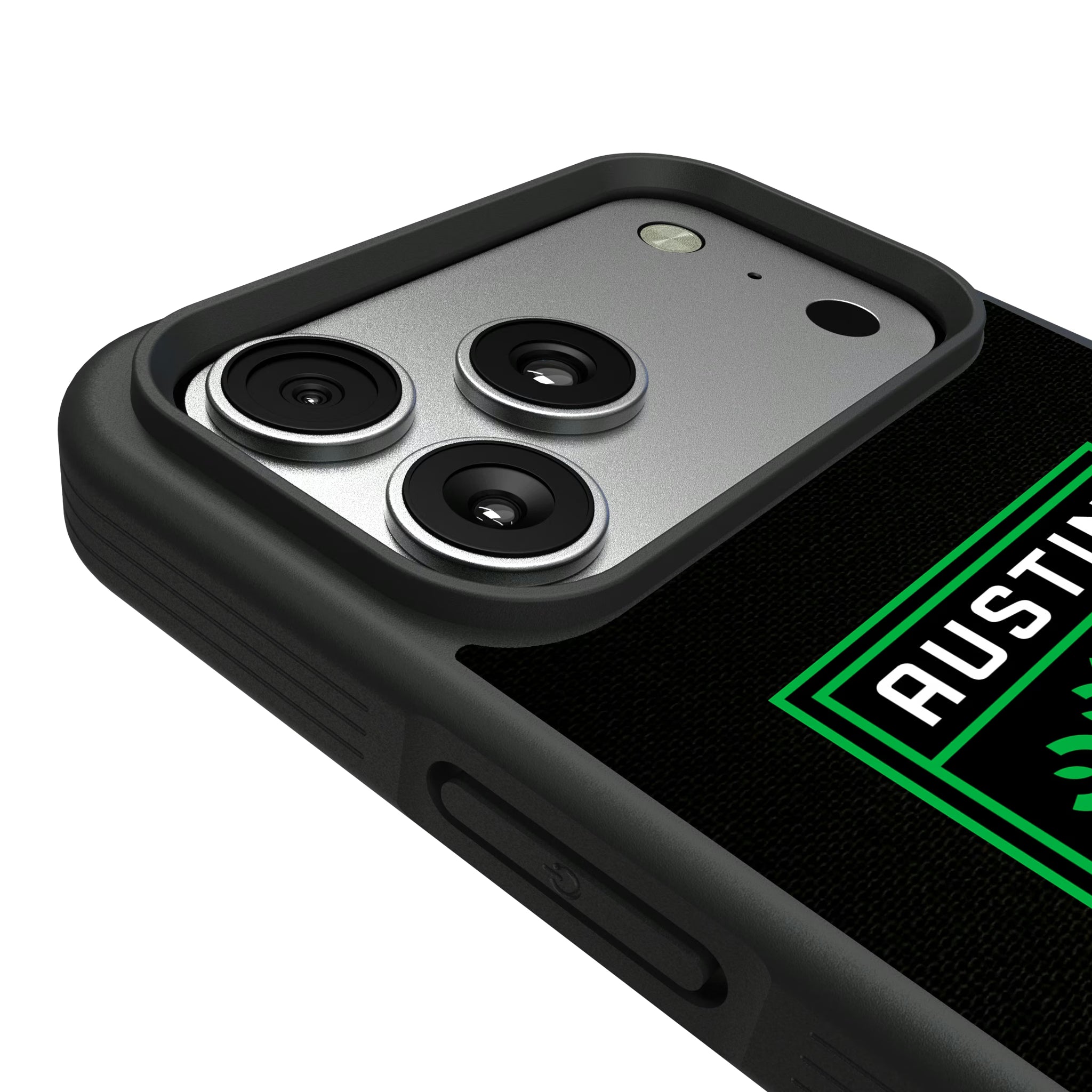 Austin FC Personalized Stripe iPhone Bump Phone Case for Apple iPhone - Detail#Device_iPhone 17 Pro Max