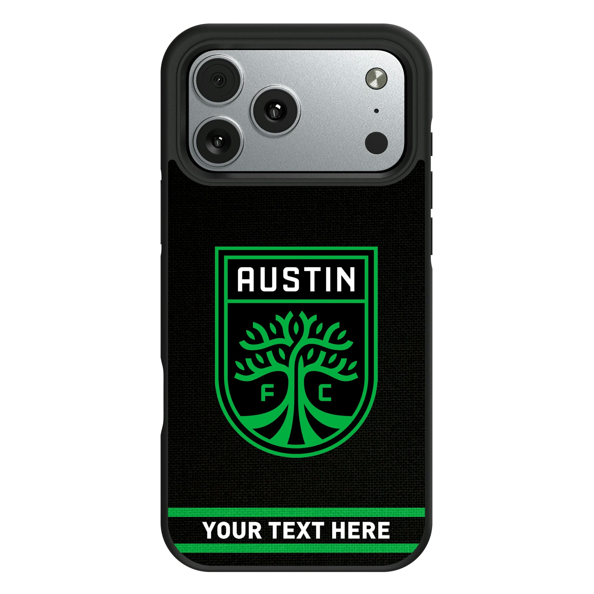 Austin FC Personalized Stripe iPhone Bump Phone Case for Apple iPhone#Device_iPhone 17 Pro Max