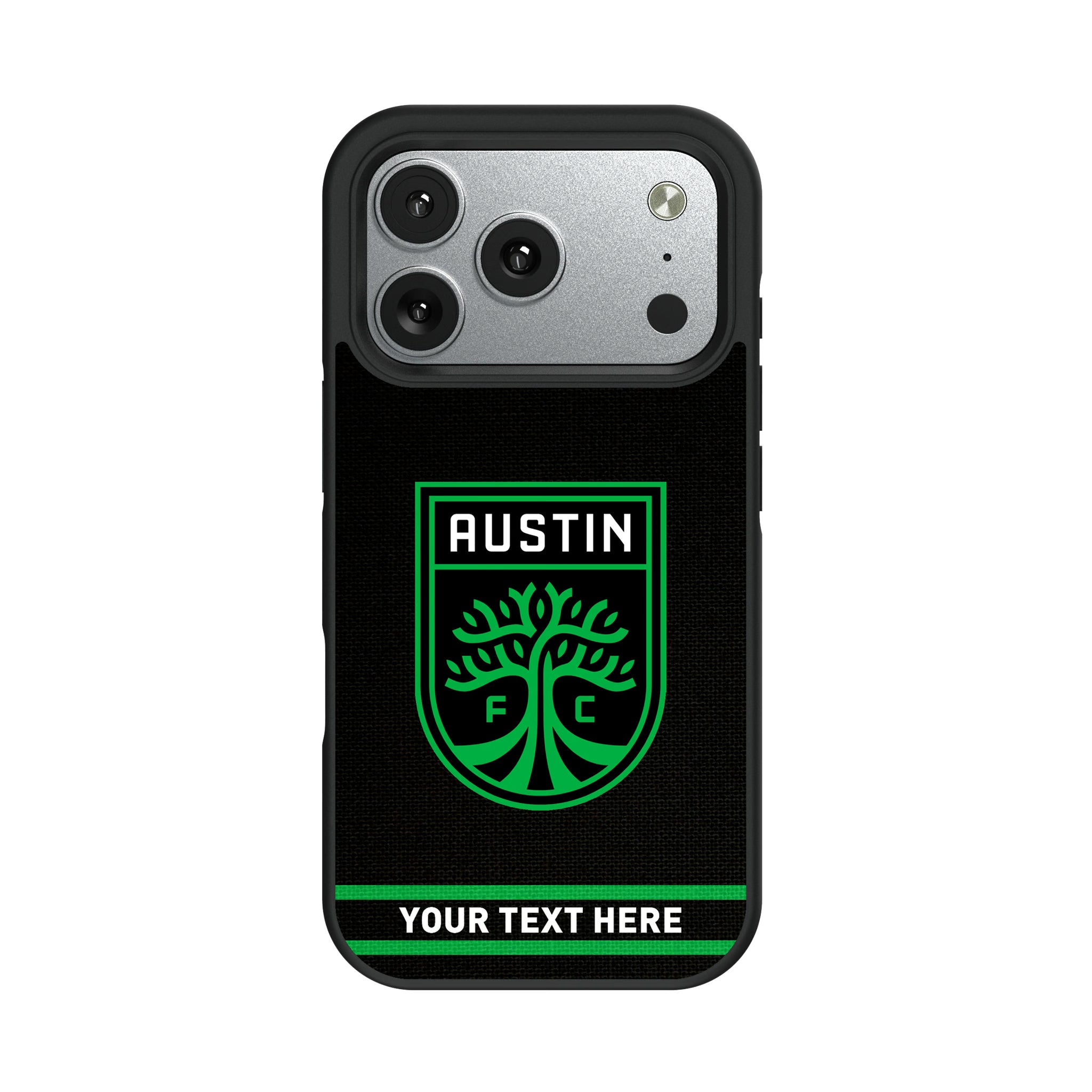 Austin FC Personalized Stripe iPhone Bump Phone Case for Apple iPhone#Device_iPhone 17 Pro