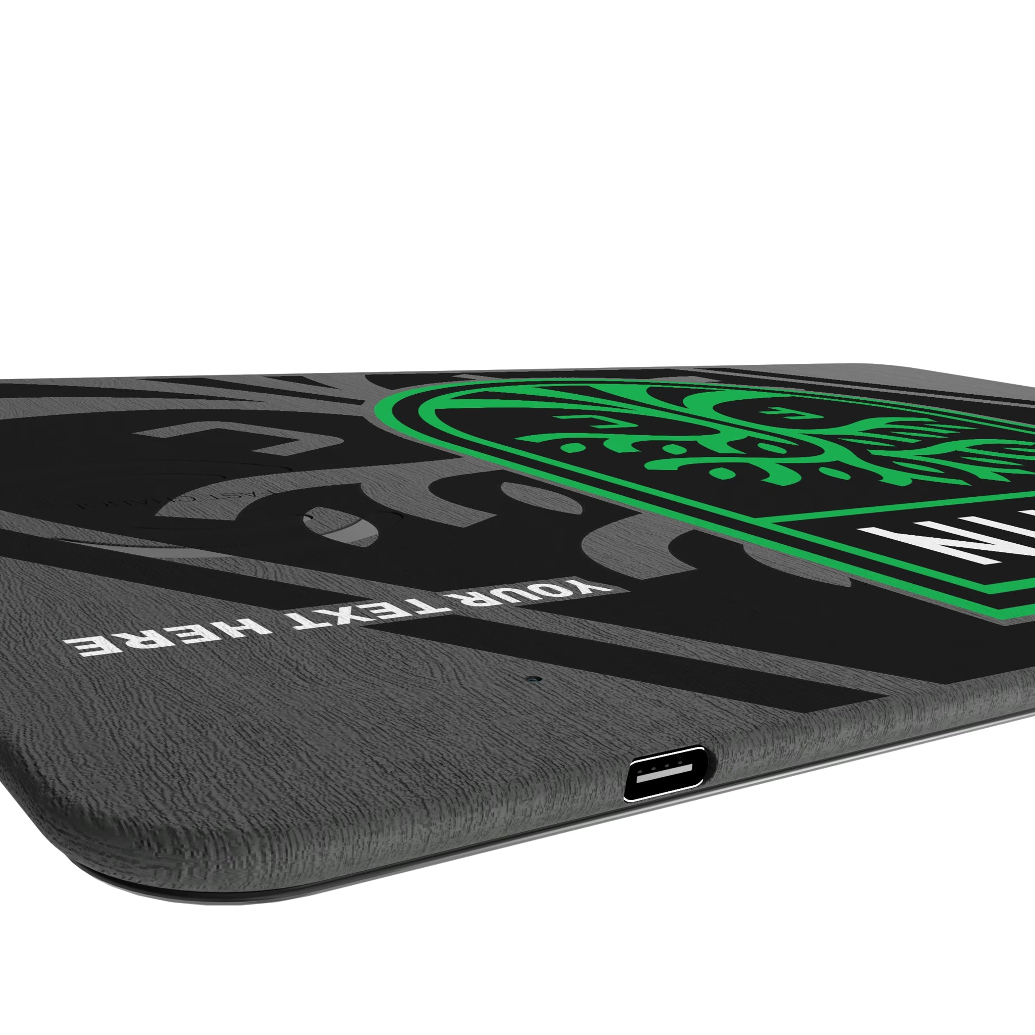 Austin FC Personalized Tilt 15-Watt Wireless Charger and Mouse Pad