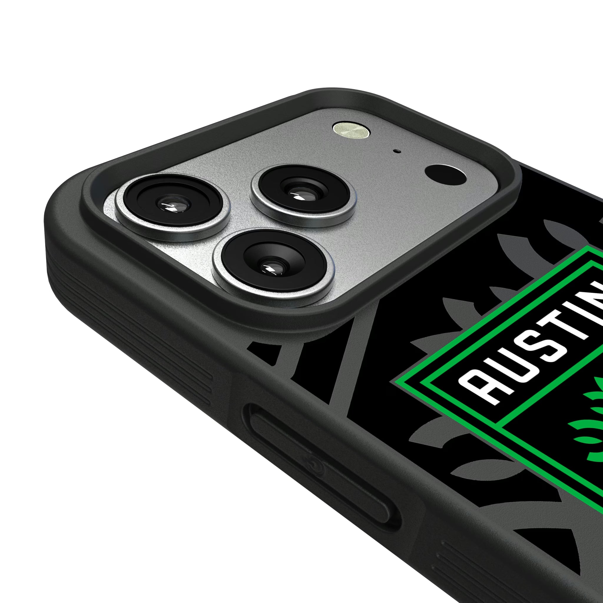 Austin FC Personalized Tilt iPhone Bump Phone Case for Apple iPhone - Detail#Device_iPhone 17 Pro
