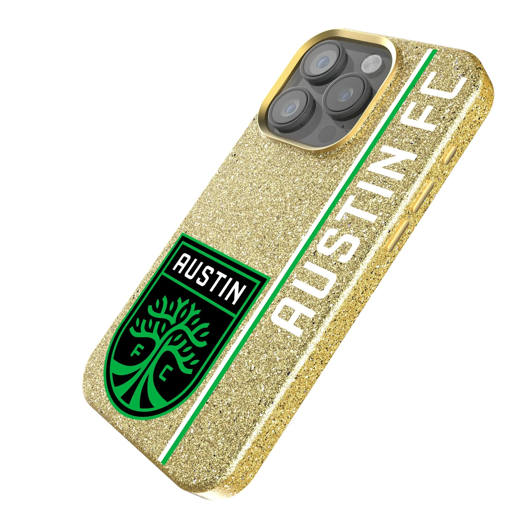 Austin FC Sidebar iPhone Bling Phone Case for Apple iPhone - Isometric View