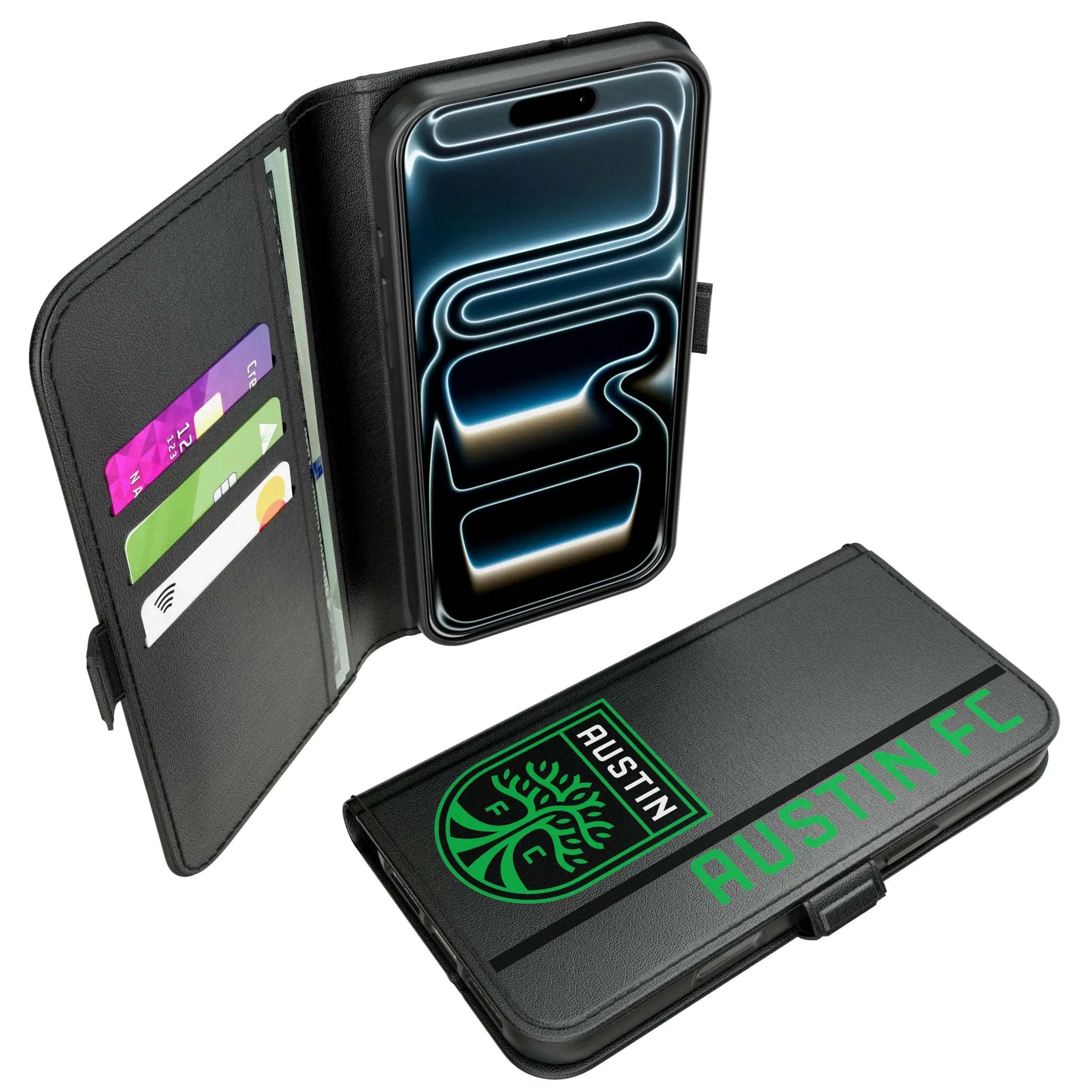 Austin FC Sidebar iPhone Folio Phone Case for Apple iPhone#Device_iPhone 17 Pro Max