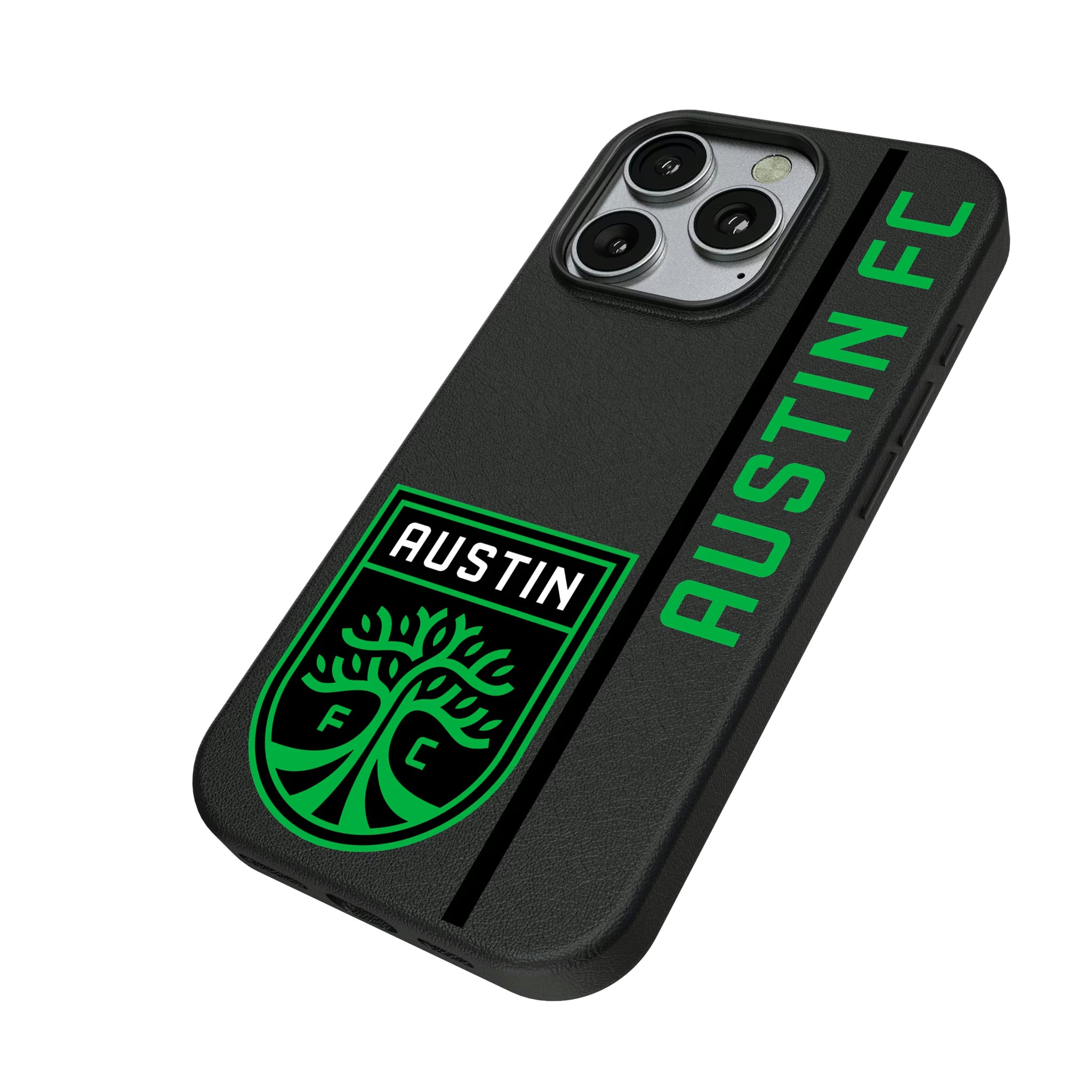 Austin FC Sidebar iPhone MagSafe Compatible Phone Case for Apple iPhone - Isometric View