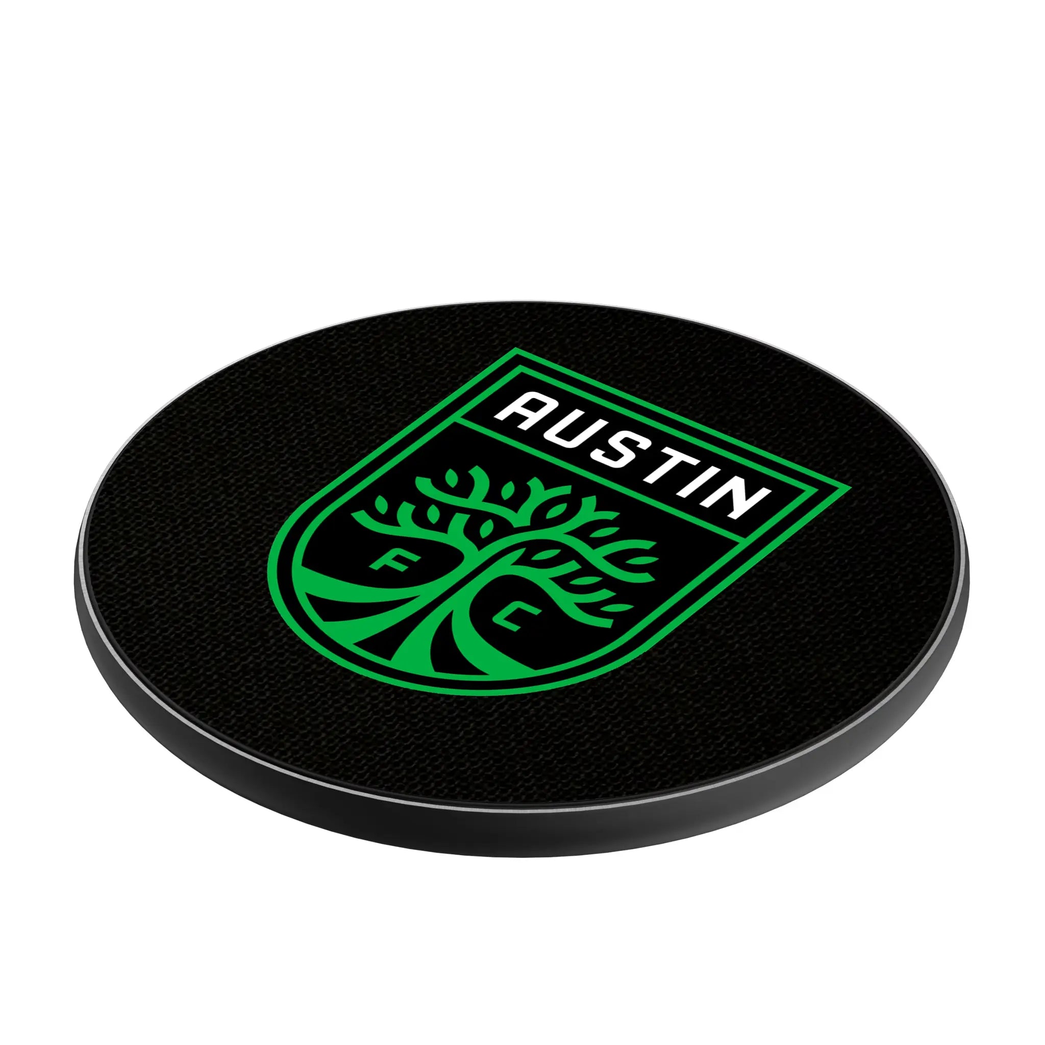 Austin FC Solid 15-Watt Wireless Charger - Isometric View