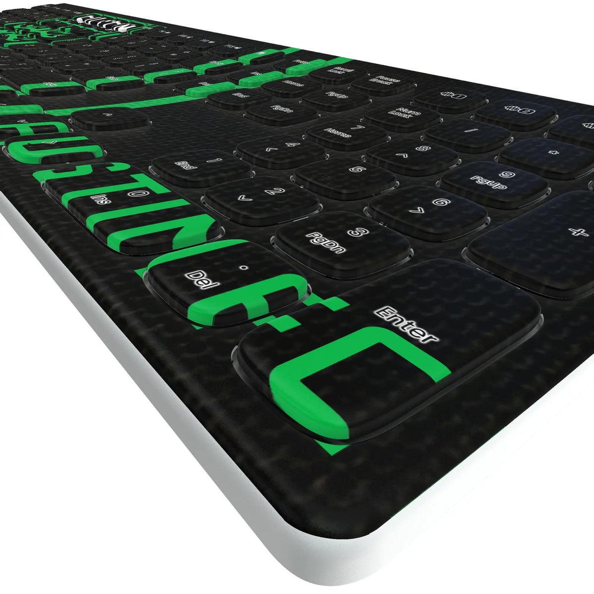Austin FC Stripe KKB605 Curved Wireless Keyboard - Detail