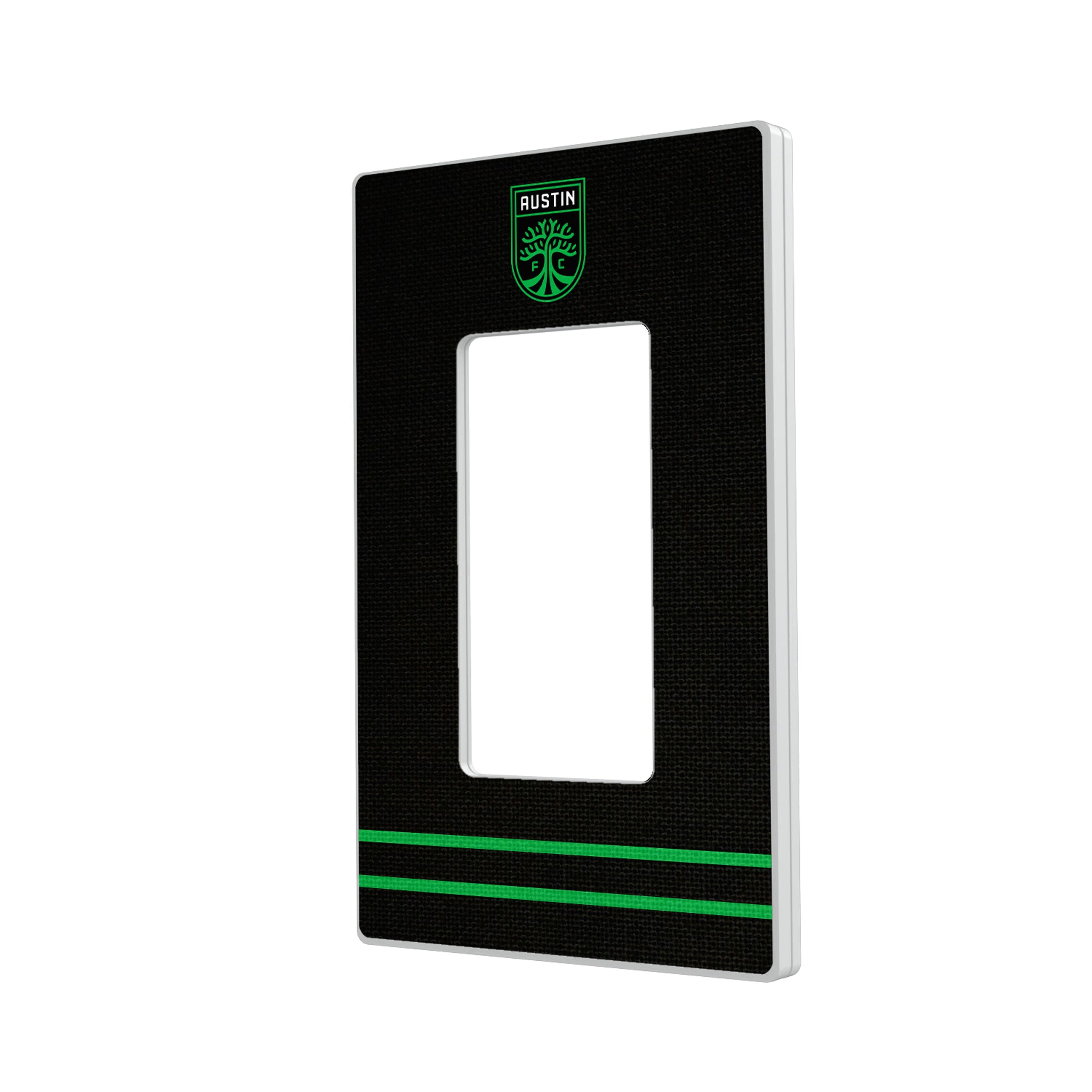 Austin FC Stripe Hidden-Screw Light Switch Plate#Style_Single Rocker