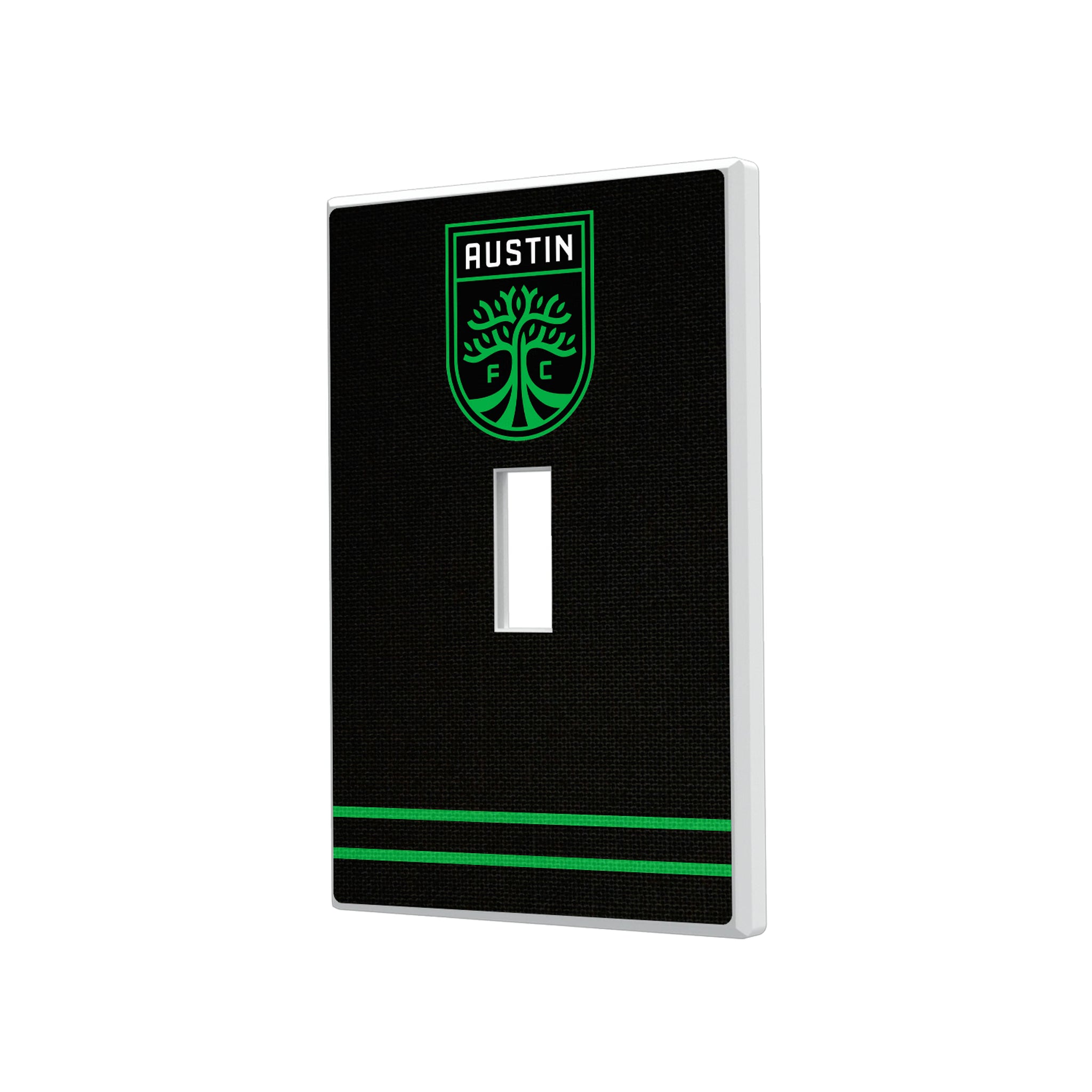 Austin FC Stripe Hidden-Screw Light Switch Plate#Style_Single Toggle