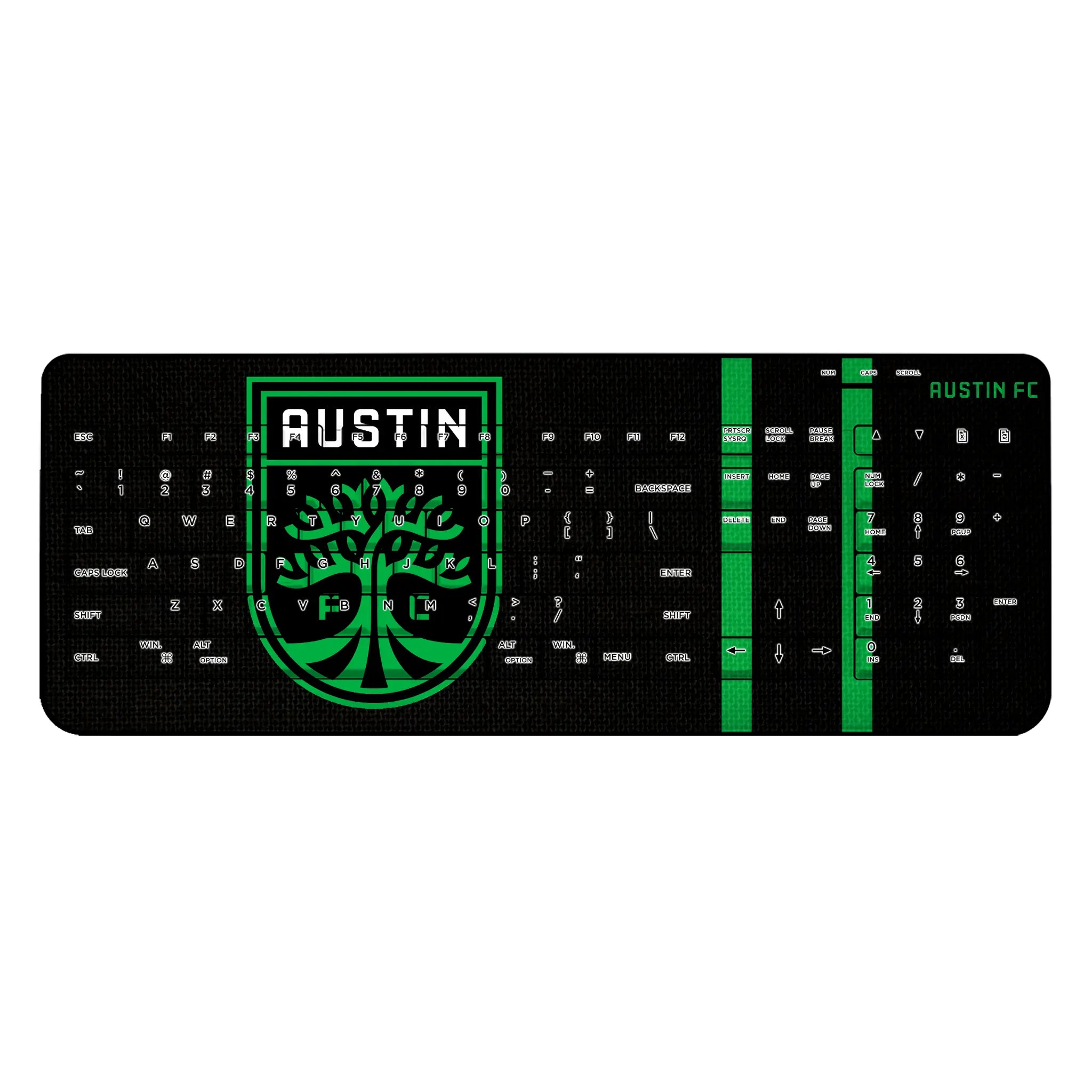 Austin FC Stripe Wireless USB Keyboard