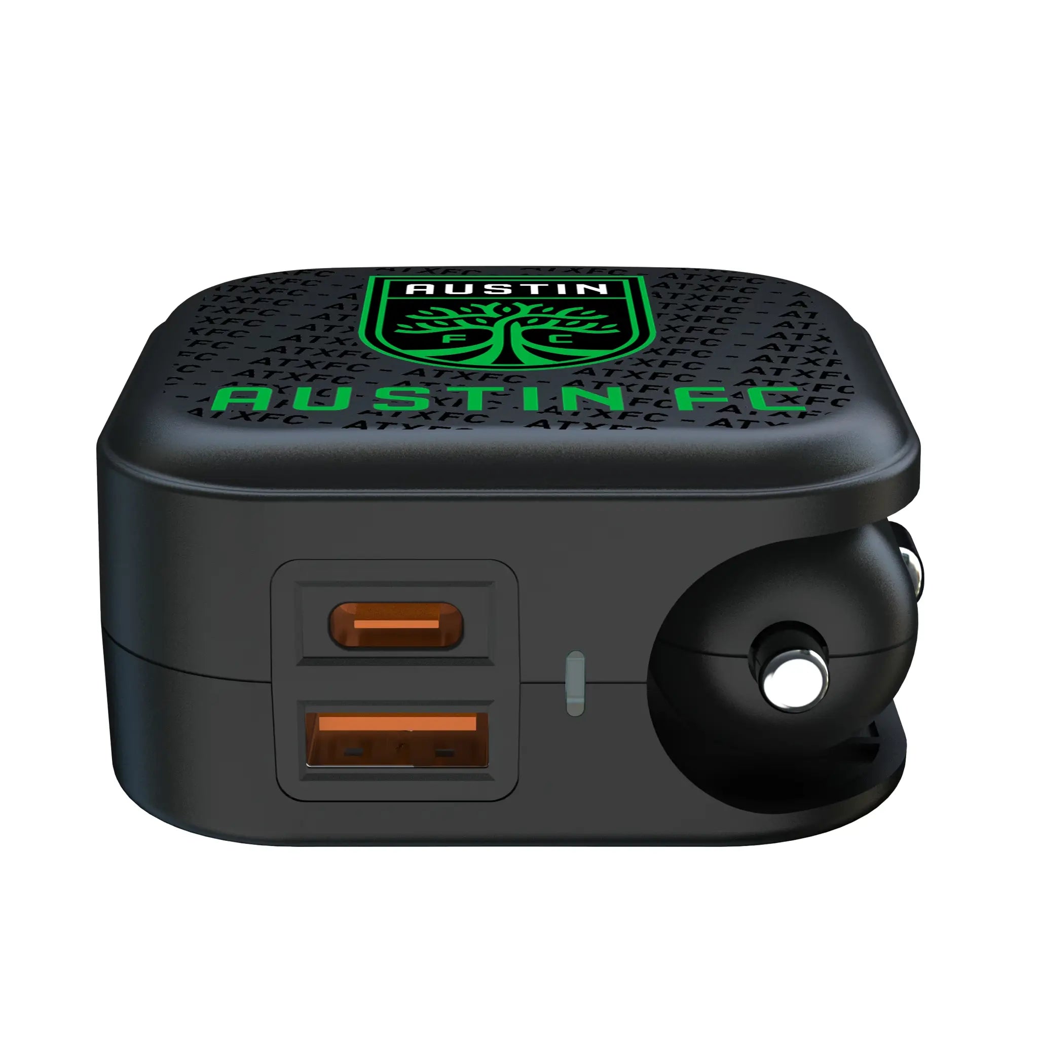 Austin FC Text Backdrop 2 in 1 USB A/C Charger