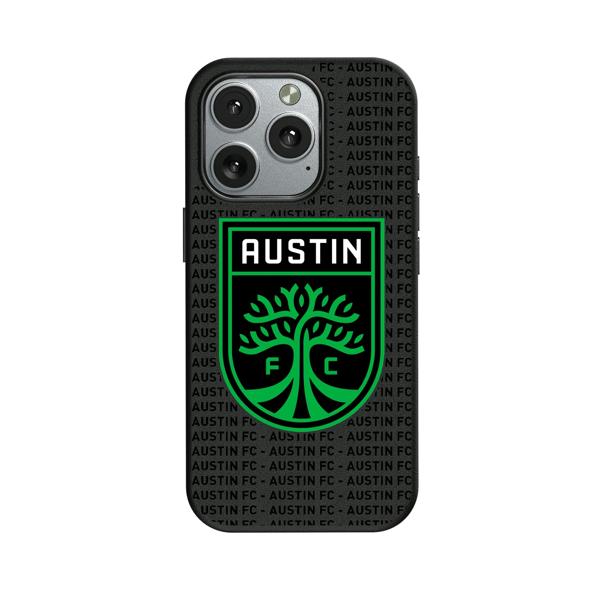 Austin FC Text Backdrop iPhone MagSafe Compatible Phone Case for Apple iPhone