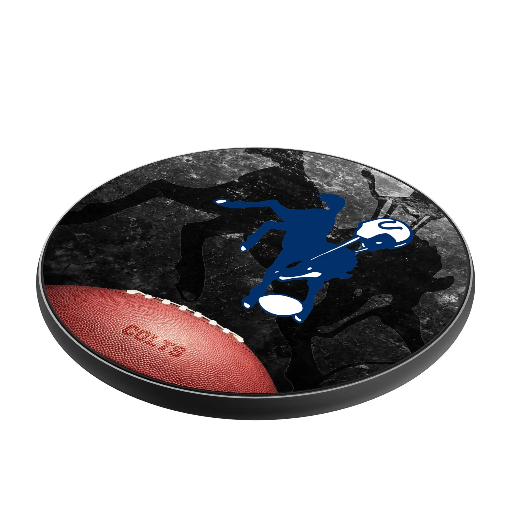 Baltimore Colts 1946 Historic Collection Legendary 15-Watt Wireless Charger - Isometric View