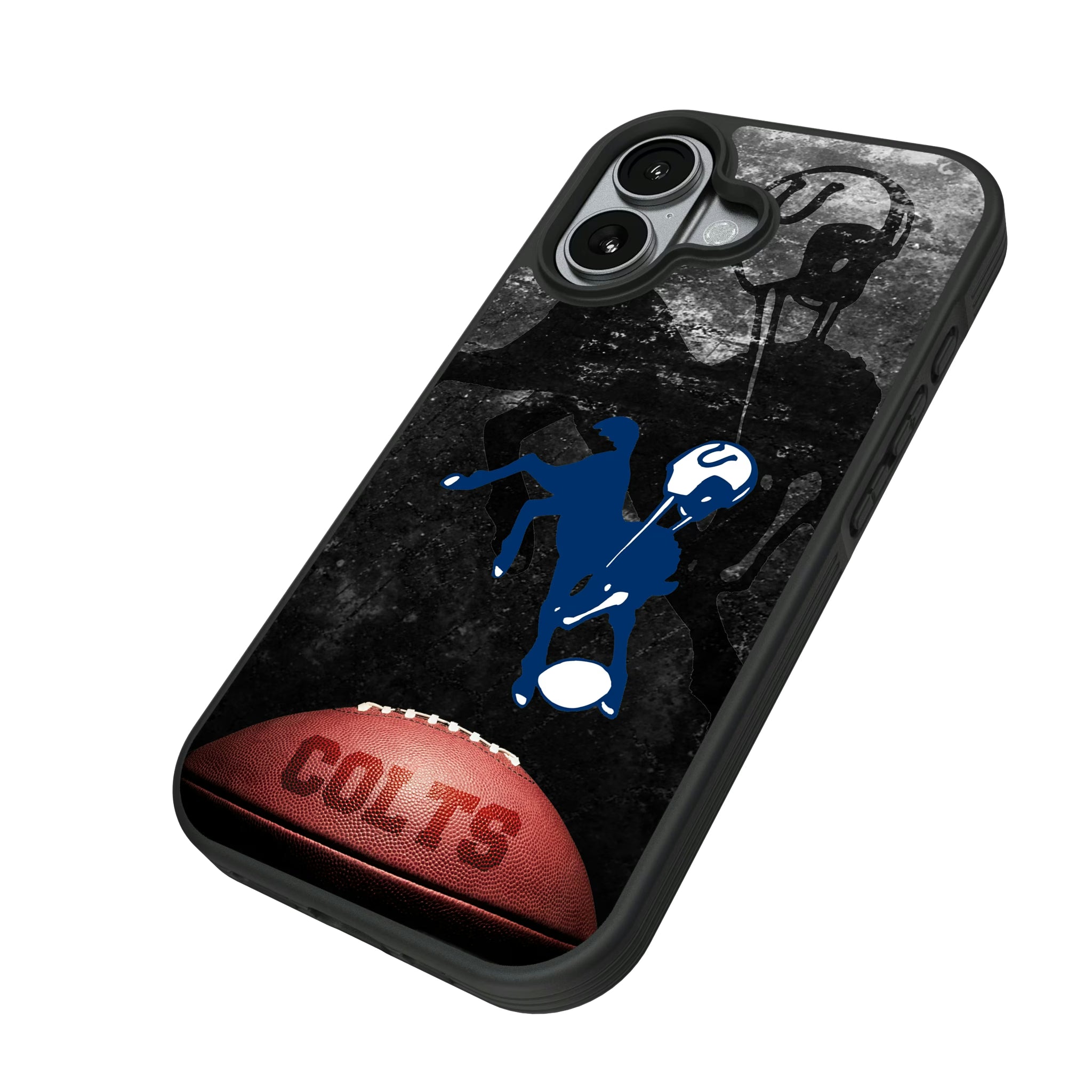 Baltimore Colts 1946 Historic Collection Legendary iPhone Bump Phone Case for Apple iPhone - Isometric View#Device_iPhone 17