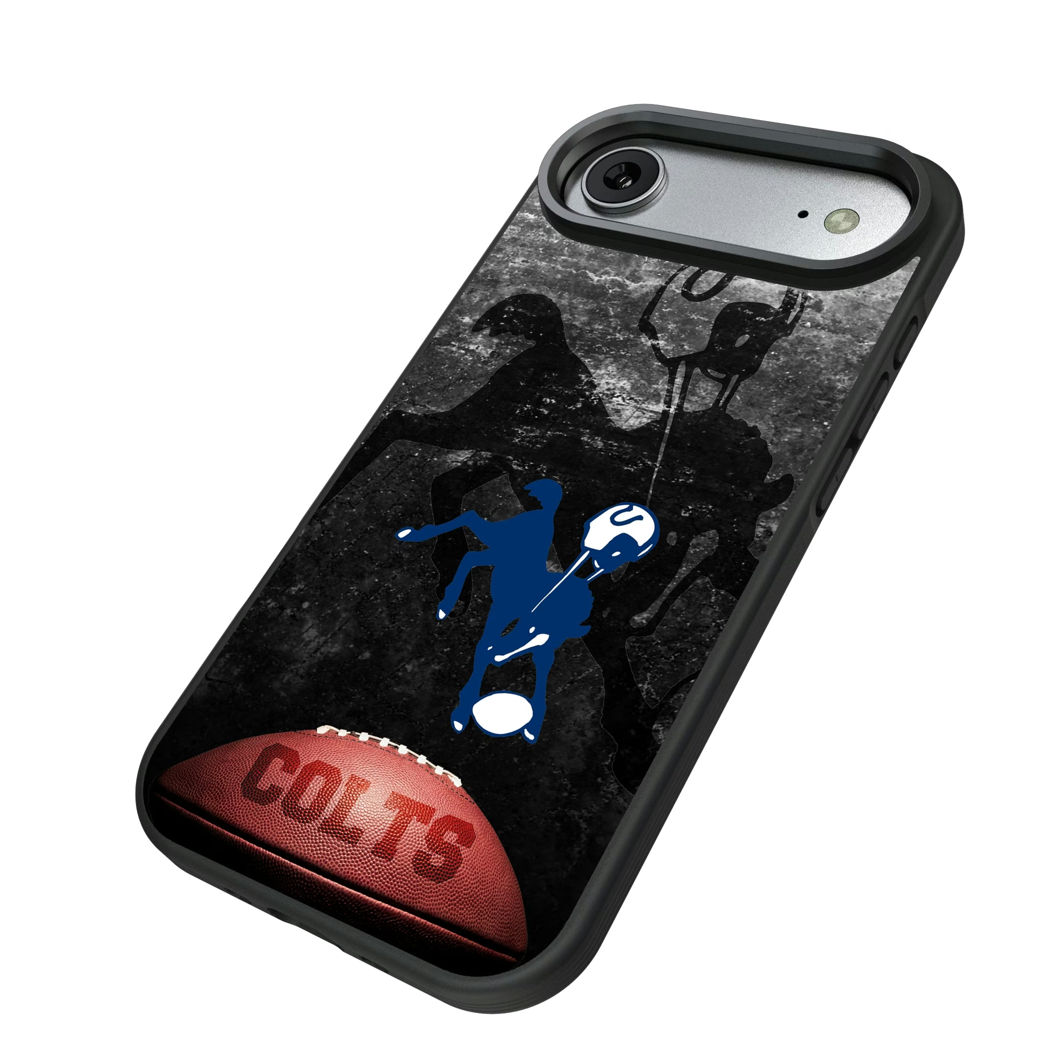 Baltimore Colts 1946 Historic Collection Legendary iPhone Bump Phone Case for Apple iPhone - Isometric View#Device_iPhone Air