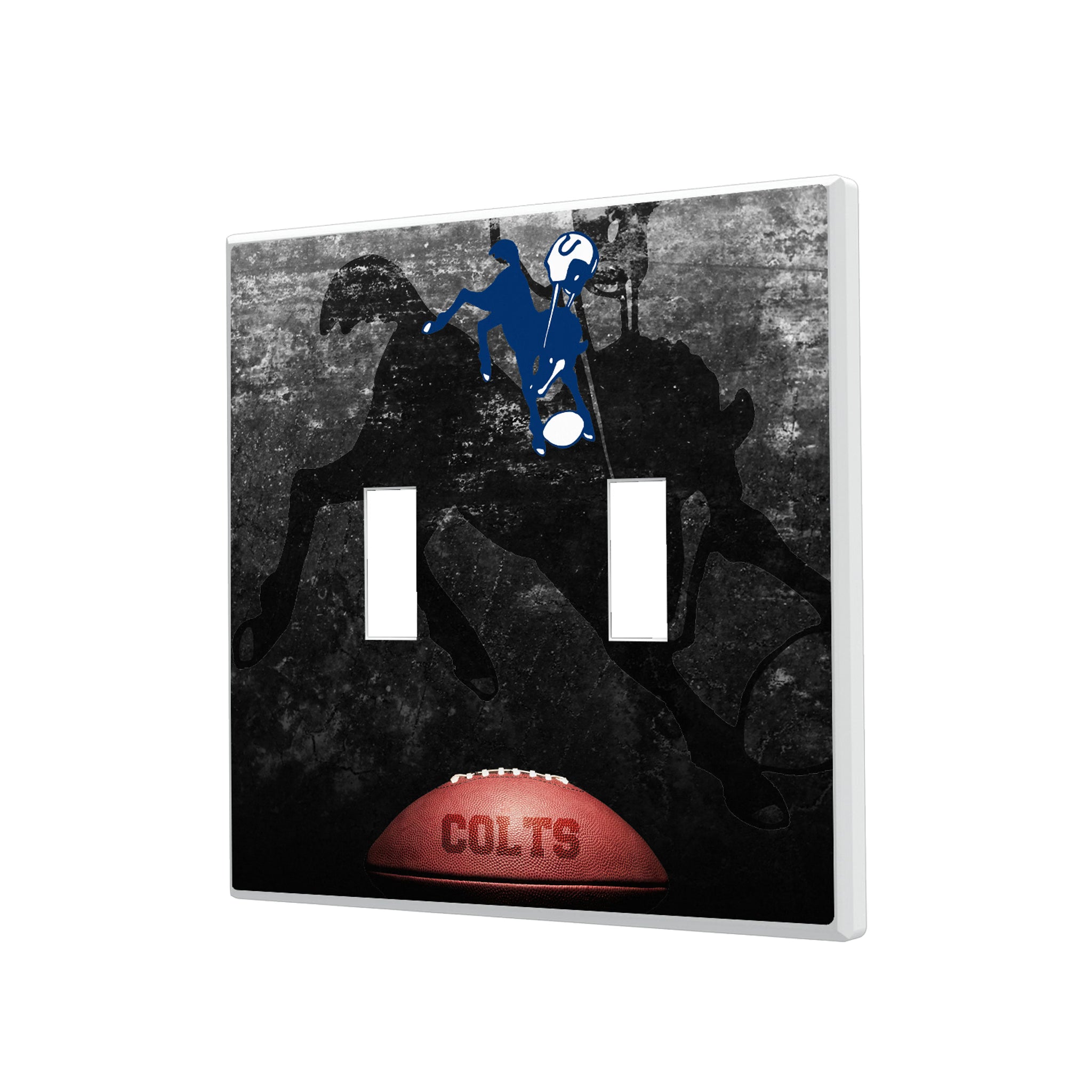 Baltimore Colts 1946 Historic Collection Legendary Hidden-Screw Light Switch Plate#Style_Double Toggle