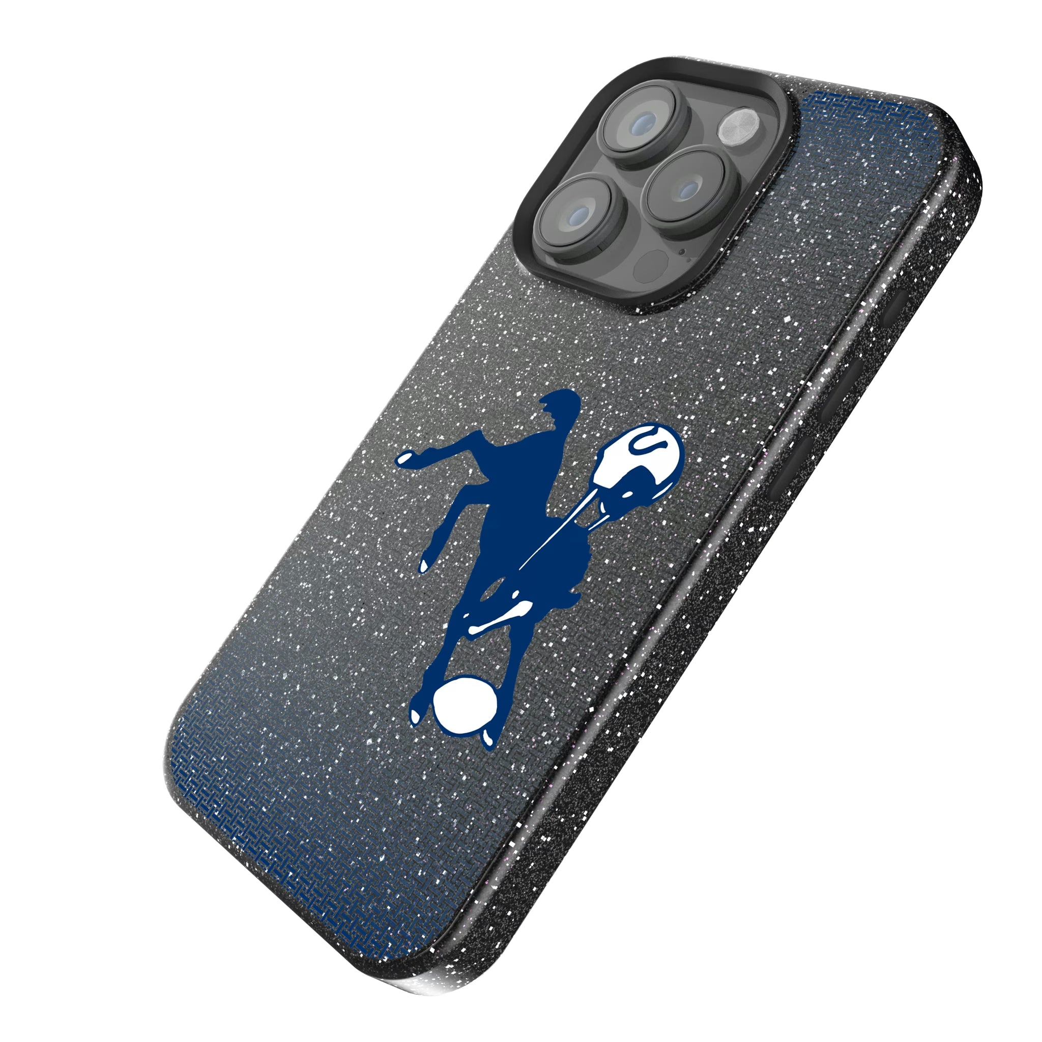 Baltimore Colts 1946 Historic Collection Linen iPhone Bling Phone Case for Apple iPhone - Isometric View