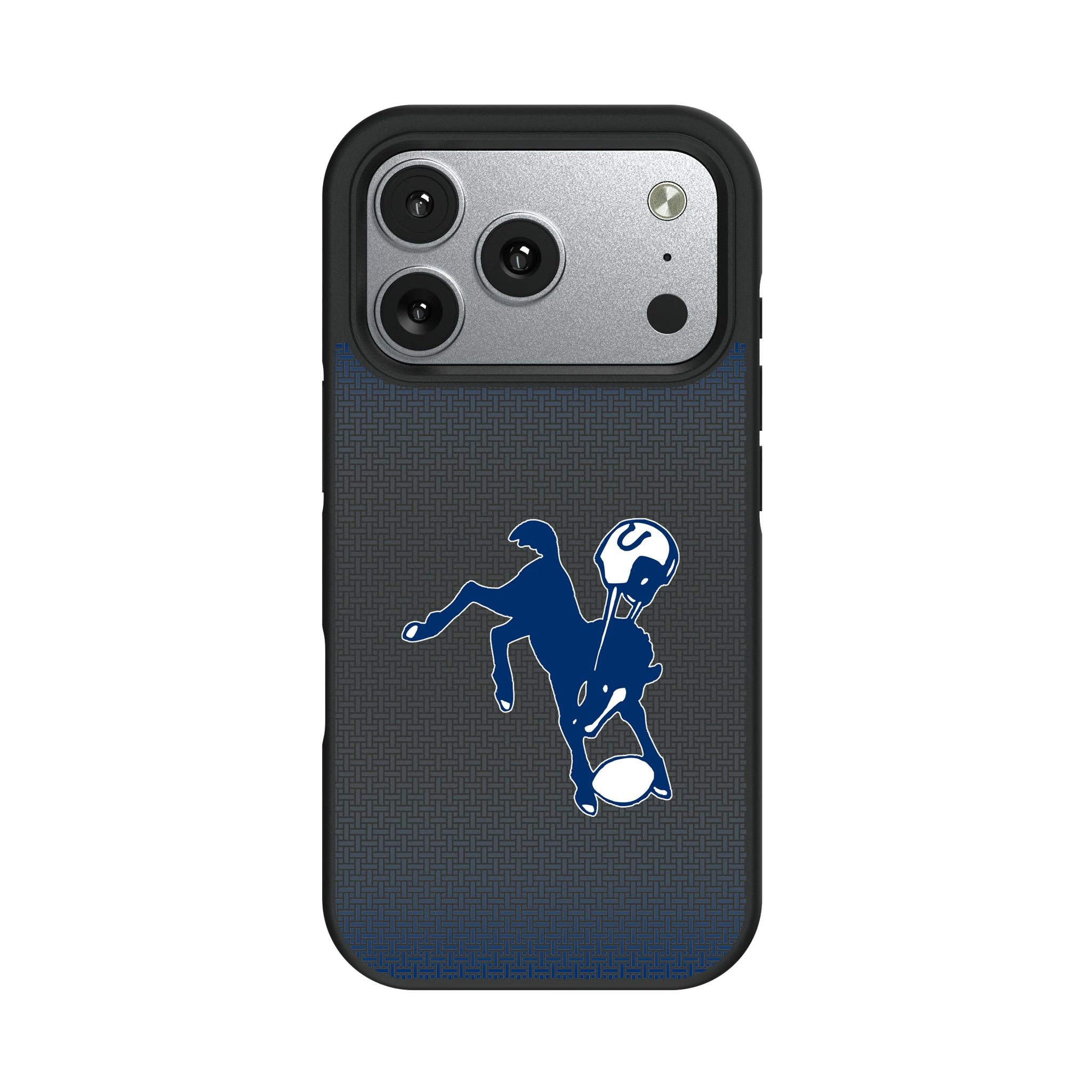 Baltimore Colts 1946 Historic Collection Linen iPhone Bump Phone Case for Apple iPhone#Device_iPhone 17 Pro