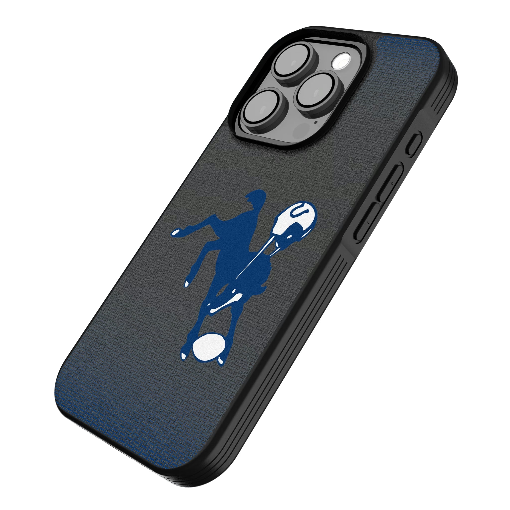 Baltimore Colts 1946 Historic Collection Linen iPhone Bump Phone Case for Apple iPhone - Isometric View